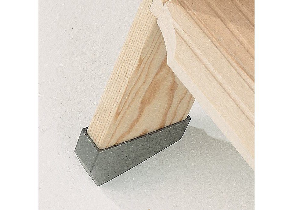 Treppenstufe Dolle Kunststoff-Füße 2 Stück für Bodentreppen