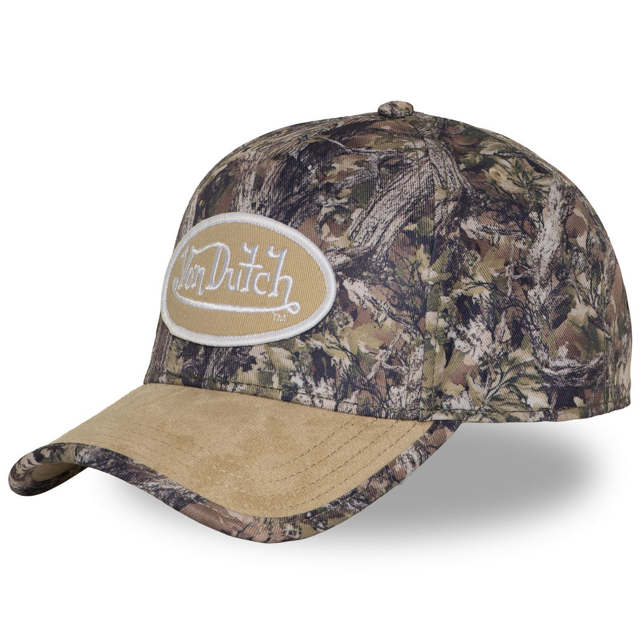 Von Dutch Baseball Cap Von Dutch Originals Baseball Cap CAMO PATCH VD (Basecap, Basecap) Real Tree Camouflage Optik