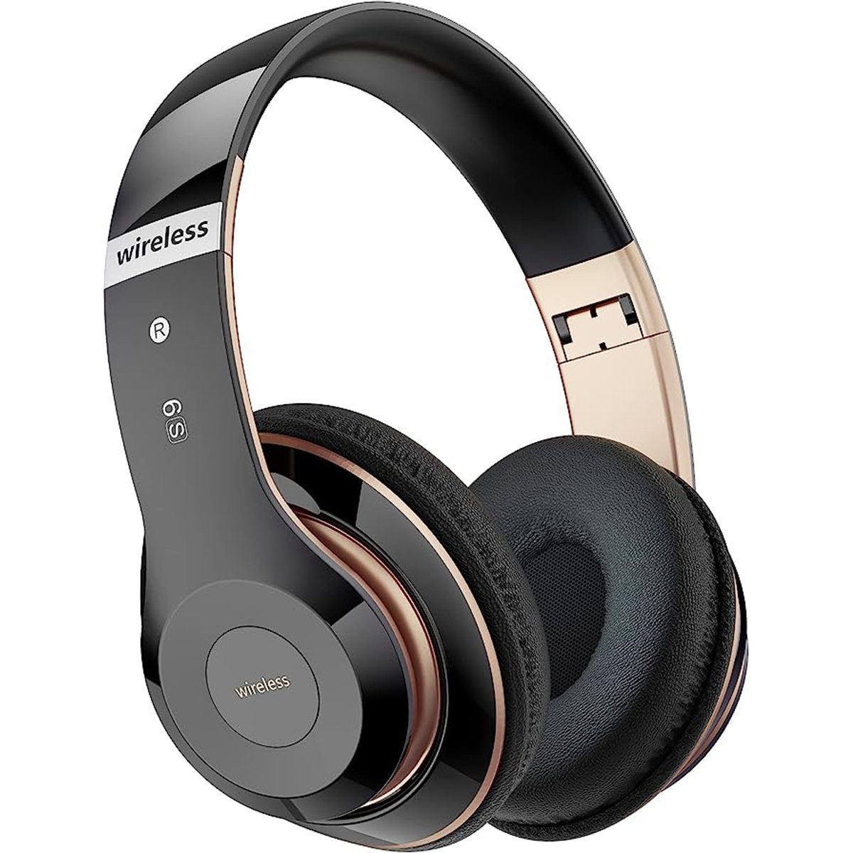 autolock Bluetooth Over-Ear-Kopfhörer 40 Std Spielzeit Wireless Faltbare Over-Ear-Kopfhörer (mit 6 EQ Modi Eingebautem HD-Mikrofon Headset Stereo Наушники)