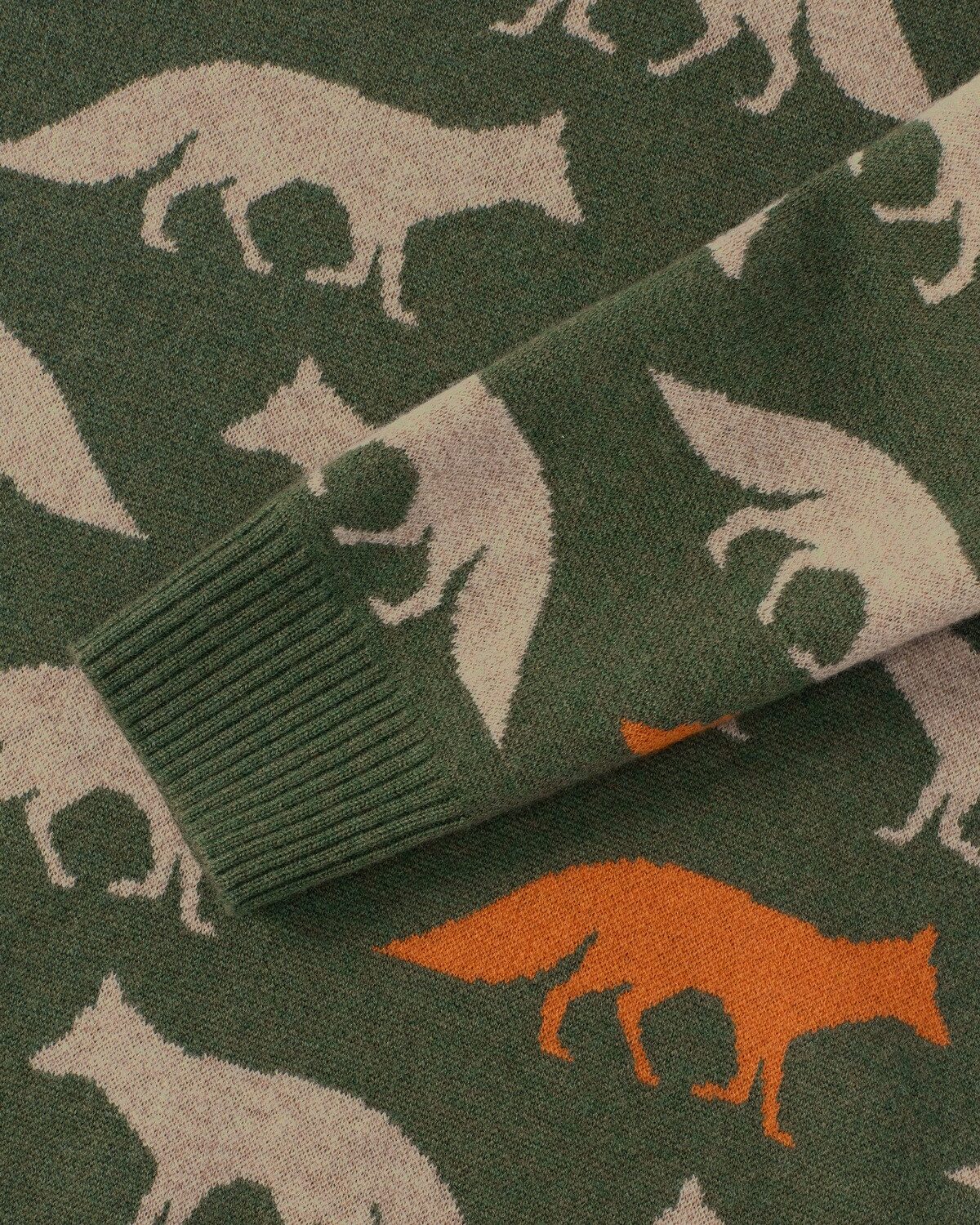 Brigitte von Schönfels Strickpullover Pullover mit Fuchs-Intarsie