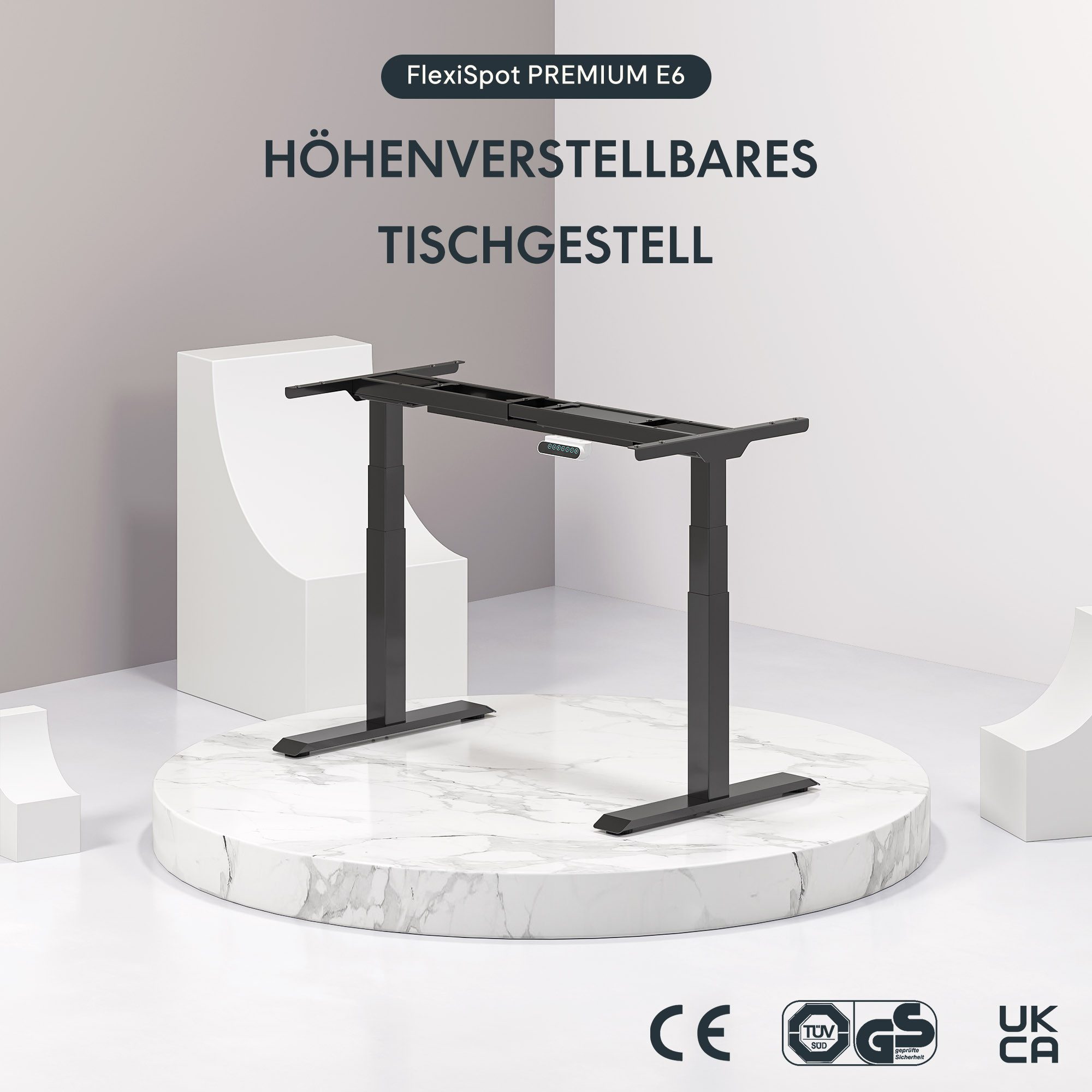 FLEXISPOT Schreibtisch Elektrisch höhenverstellbares Tischgestell E6 günstig online kaufen