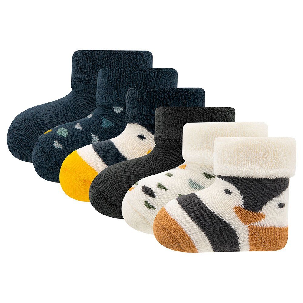 Ewers Socken Newborn Socken Pinguin (6-Paar)