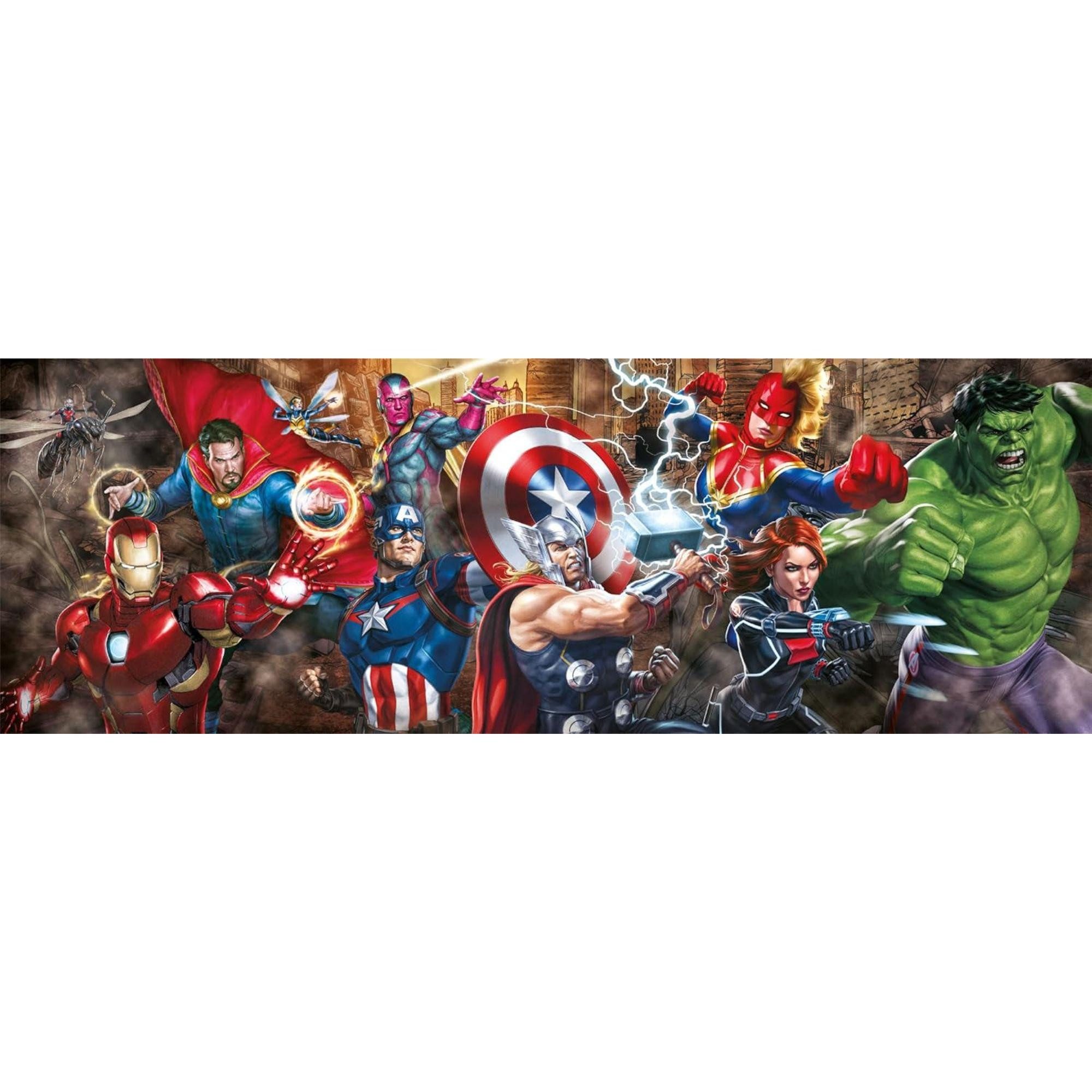 Clementoni® Puzzle Avengers Panorama (1000 Teile) - Marvel, Puzzleteile