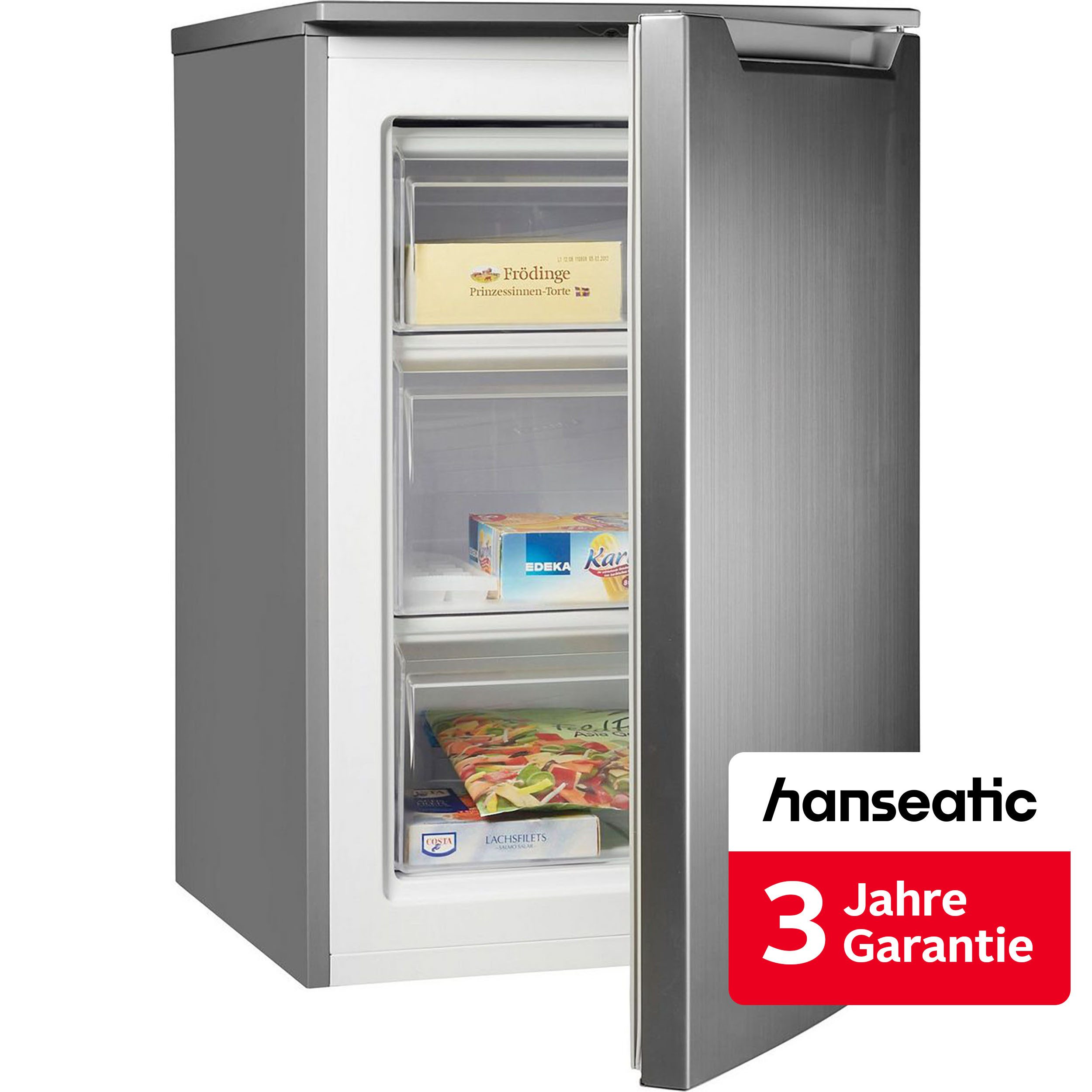 Hanseatic Gefrierschrank HGS8555BI, 85 cm hoch, 55 cm breit, inkl. 3 Jahre Herstellergarantie
