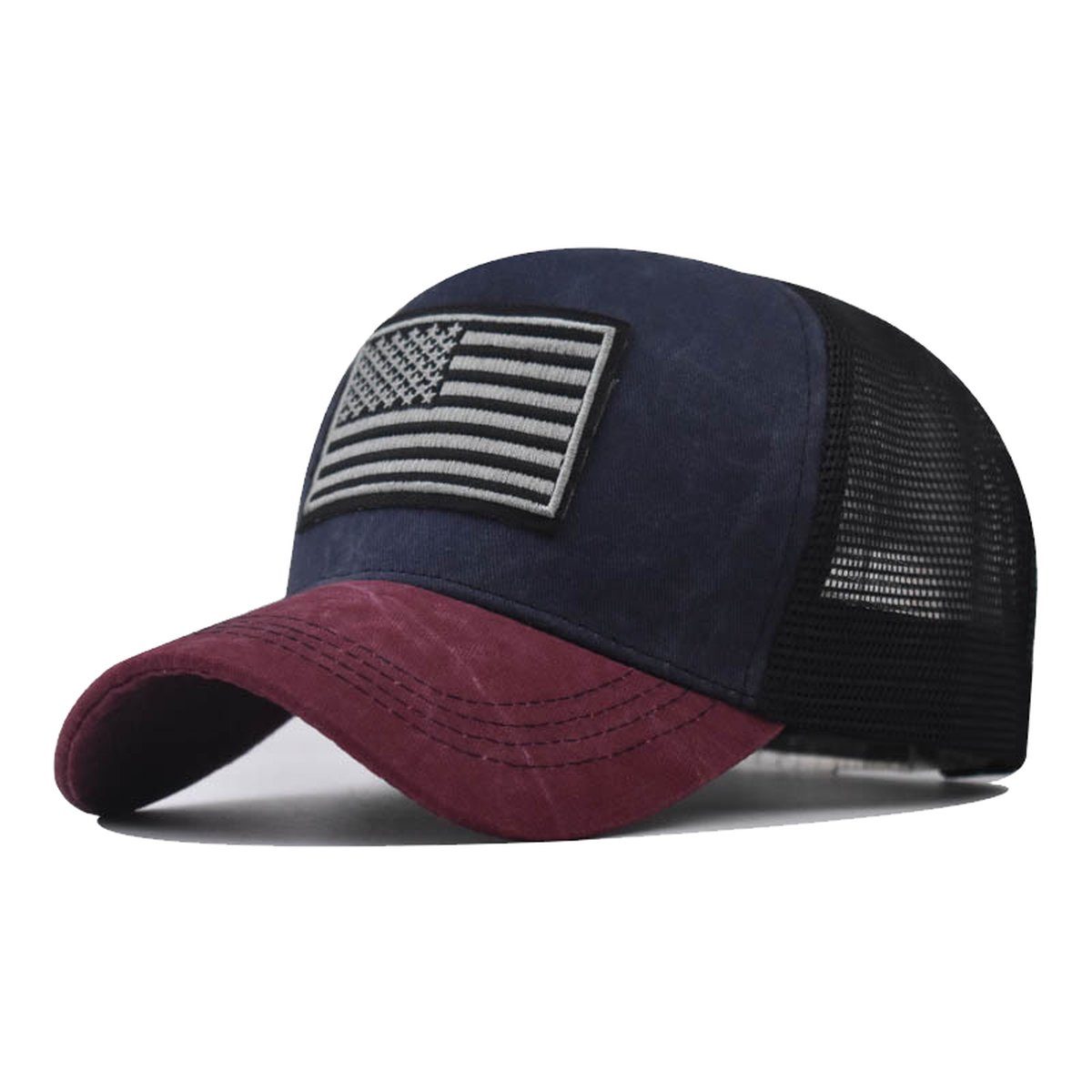 Trucker Mesh Baseballcap – Vintage Look, Verstellbar – Leichte Sommerkappe Für Damen & Herren