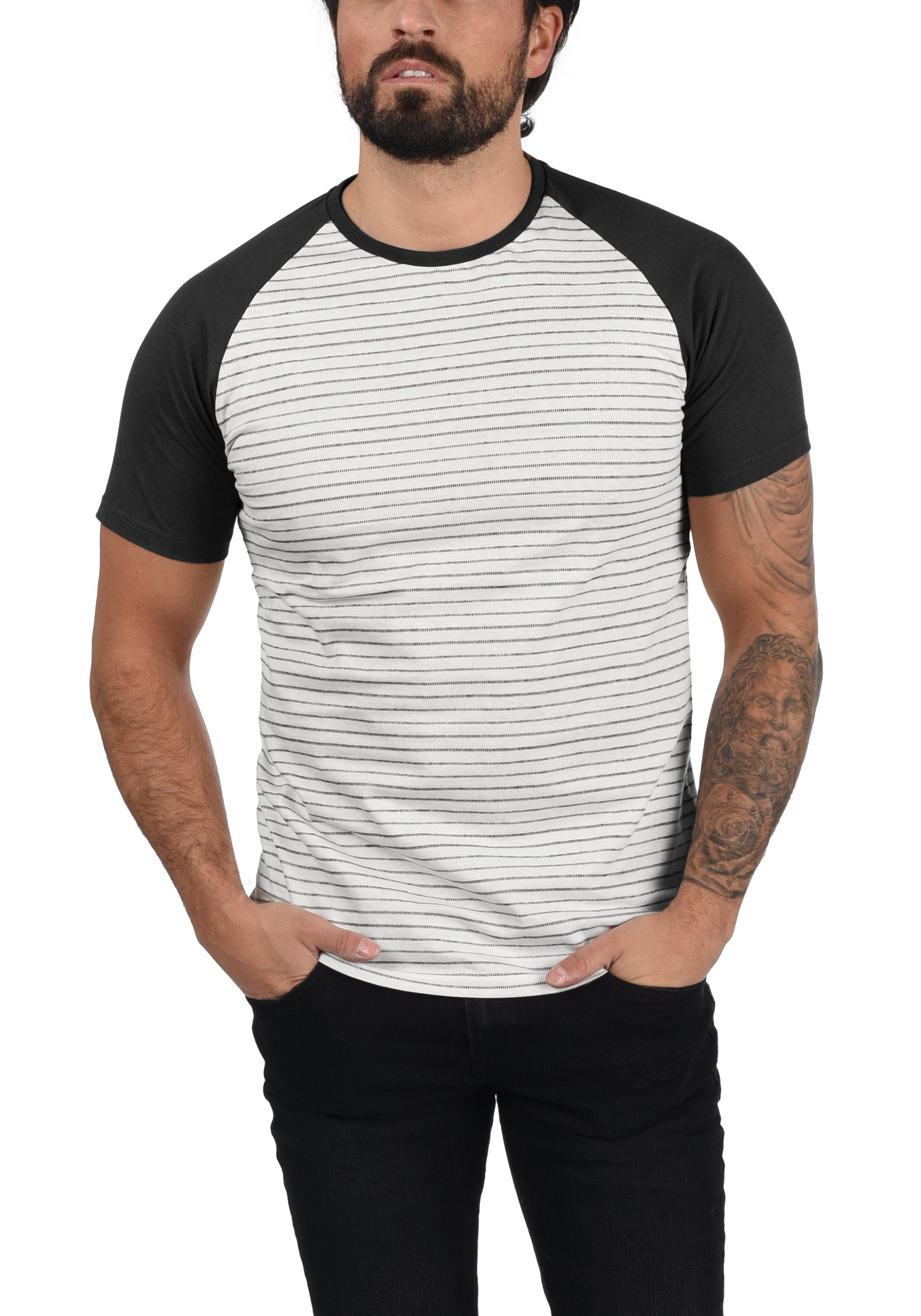 Solid Rundhalsshirt SDSten T-Shirt Black (9000)