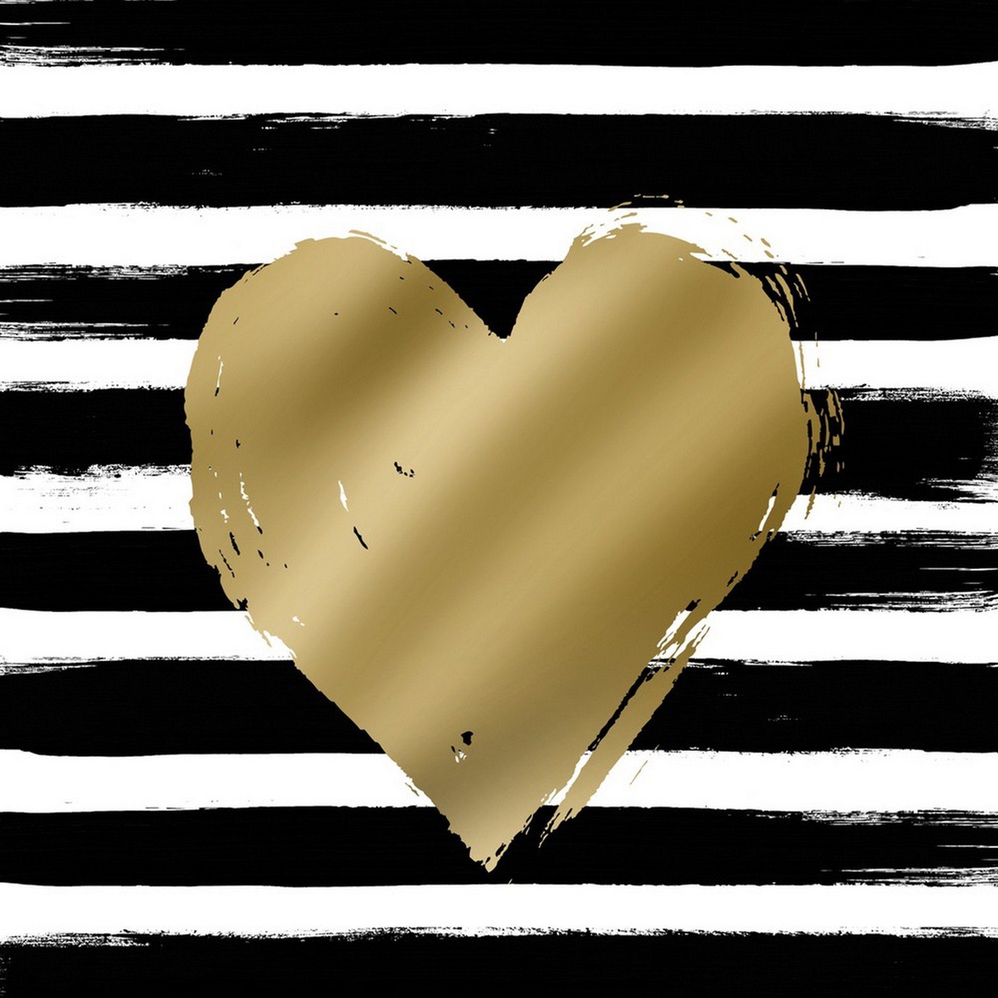 PPD Papierserviette 20 Салфетки Heart & Stripes 33x33cm, (20 St)
