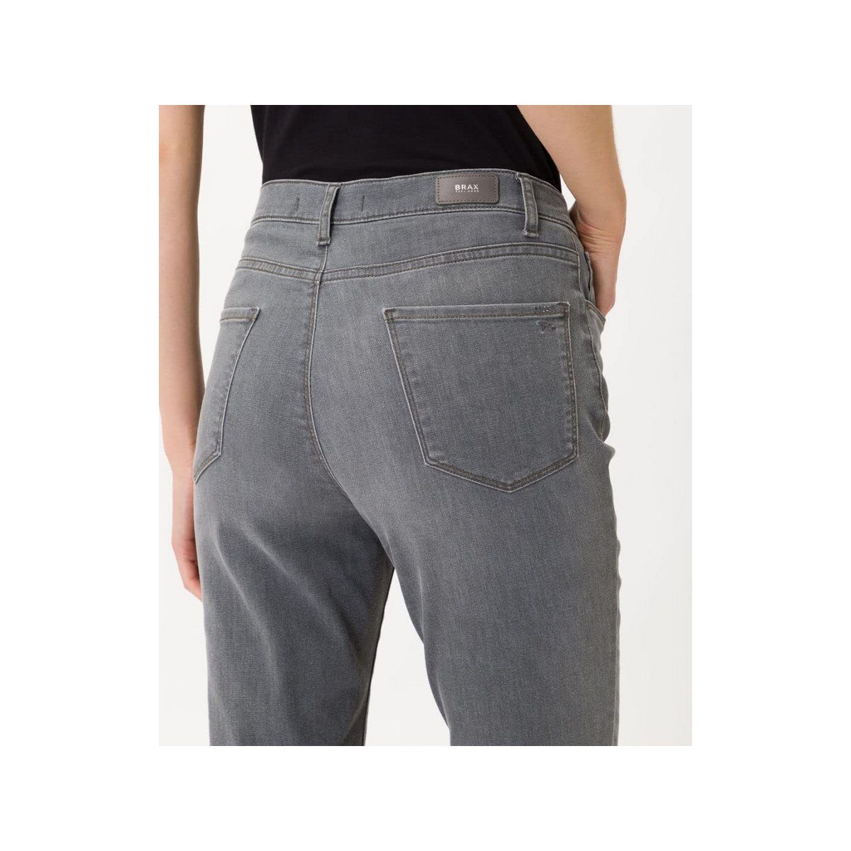 used Brax grey 5-Pocket-Jeans (1-tlg) grau