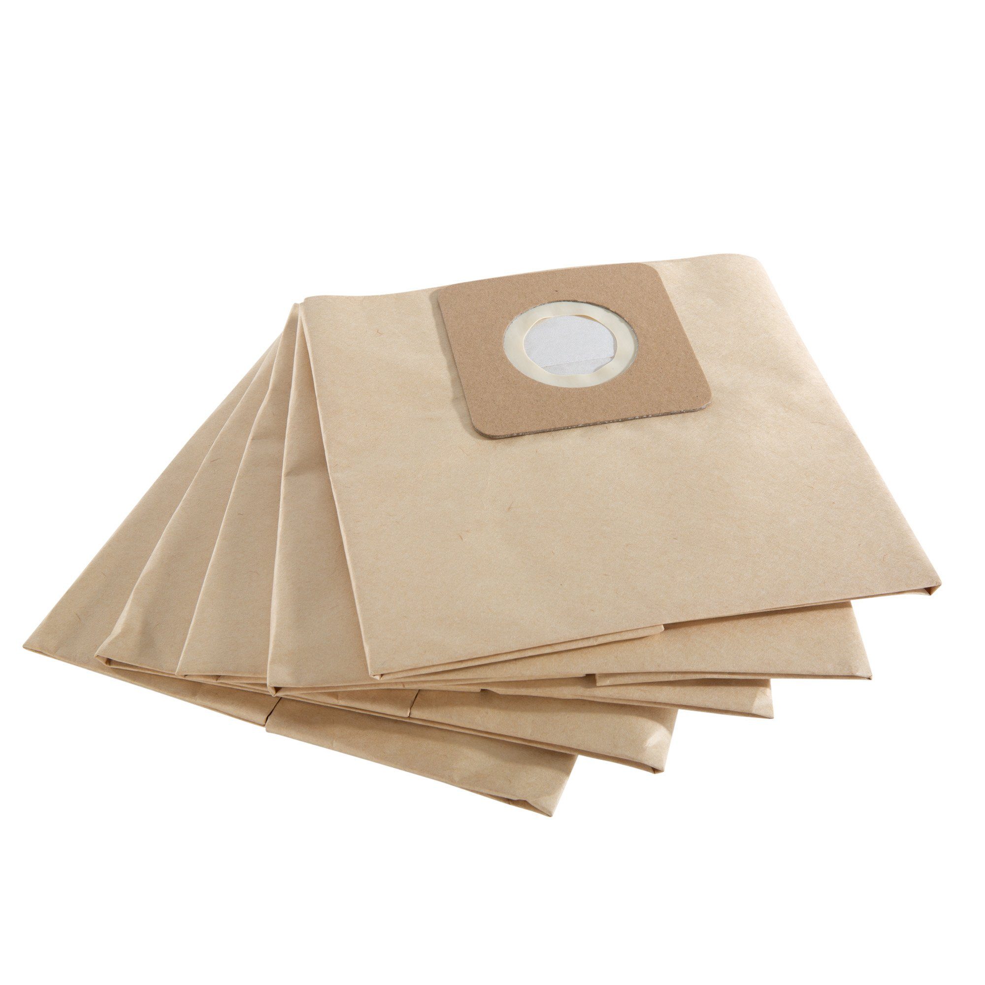 Arebos Staubsaugerbeutel 5x Spezialpapier, Geeignet für Industriestaubsauger 1800W, 2-lagig