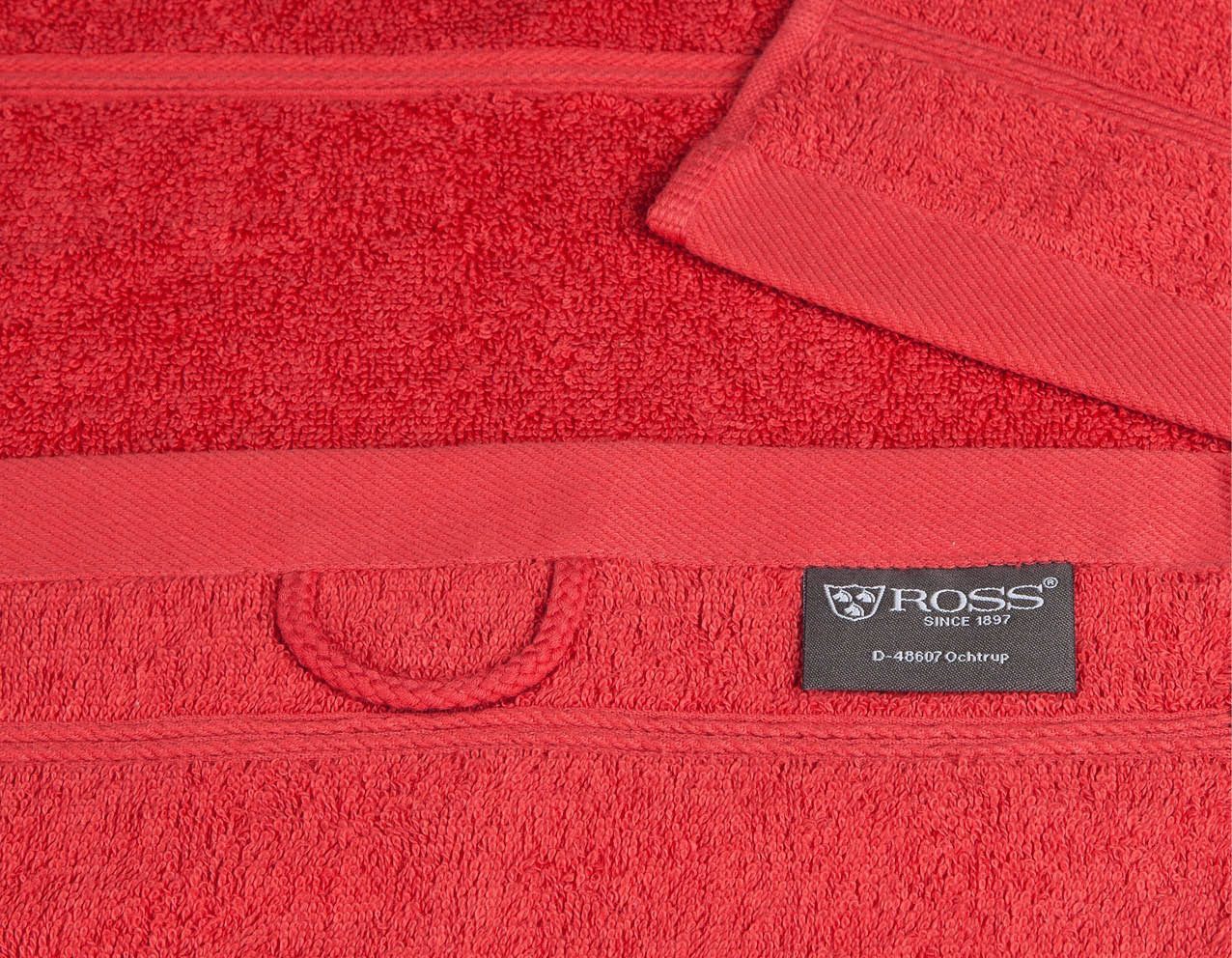 ROSS Gästehandtücher Rubin, Frottier (Packung, 6-St), günstig online kaufen