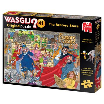 Jumbo Spiele Puzzle Wasgij Original 41 Aus alt mach neu Puzzle, 1000 Puzzleteile
