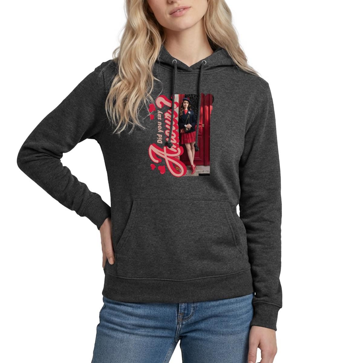 Hoodie Emily In Paris Did You Say Amour Damen Hoodie