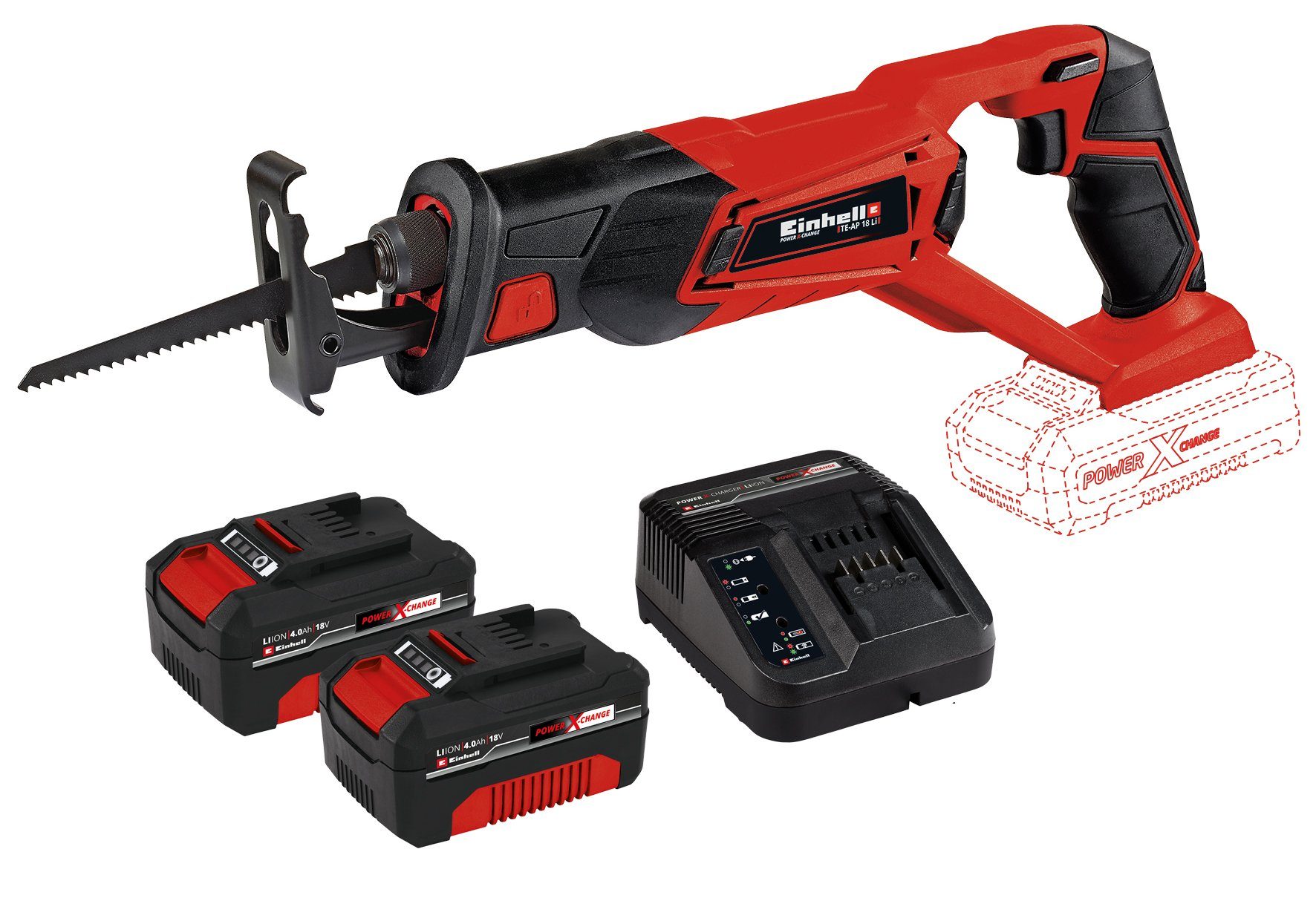 Einhell Akku-Säbelsäge TE-AP Set