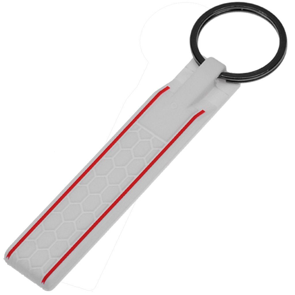 mt-key Schlüsselanhänger Silikon Schlüssel Band Key Tag Schlüssel Anhänger im Wabe Design