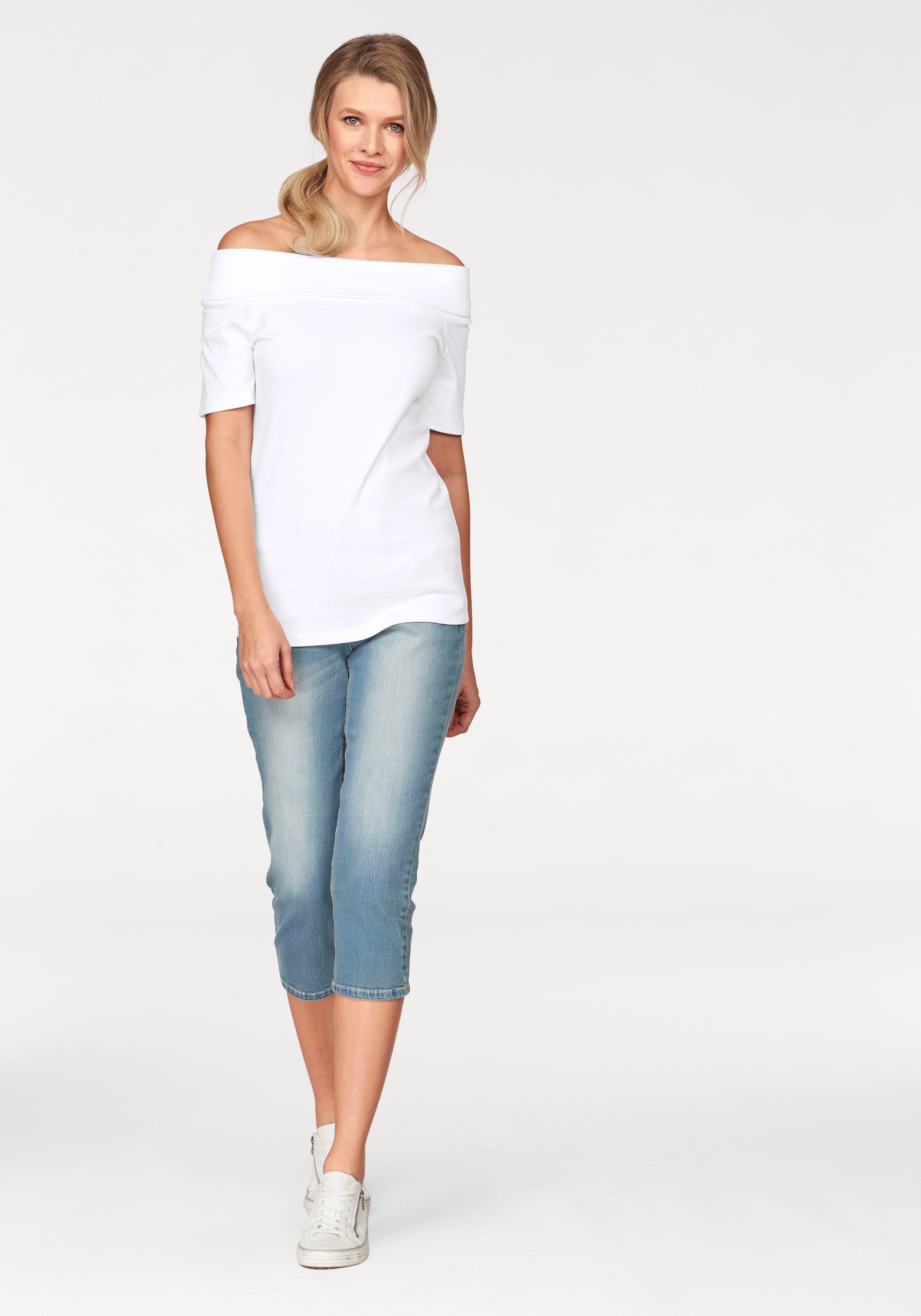 Caprijeans Used-Waschung Aniston in CASUAL