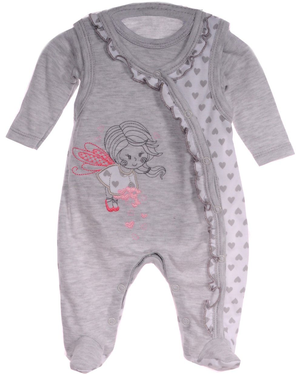 La Bortini Strampler Strampler und Body Baby Anzug 44 50 56 62 68