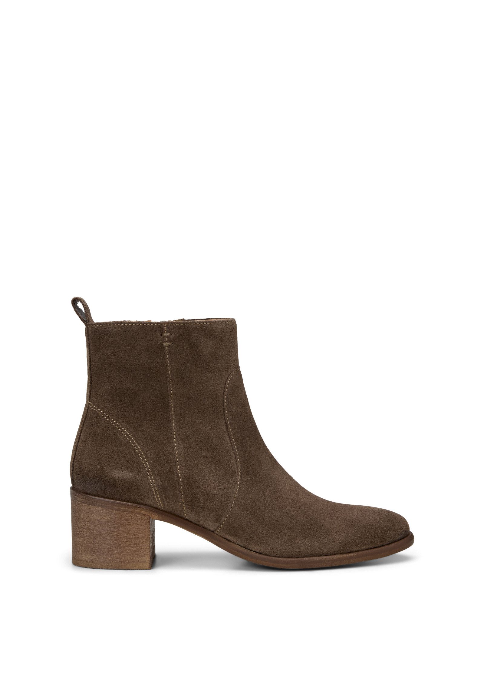 Marc O'Polo aus weichem Veloursleder Stiefelette