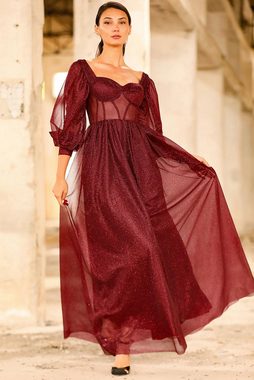 Modabout Abendkleid Langes Maxikleid Sommerkleid für Damen - NELB0553D0202BRD (1-tlg)