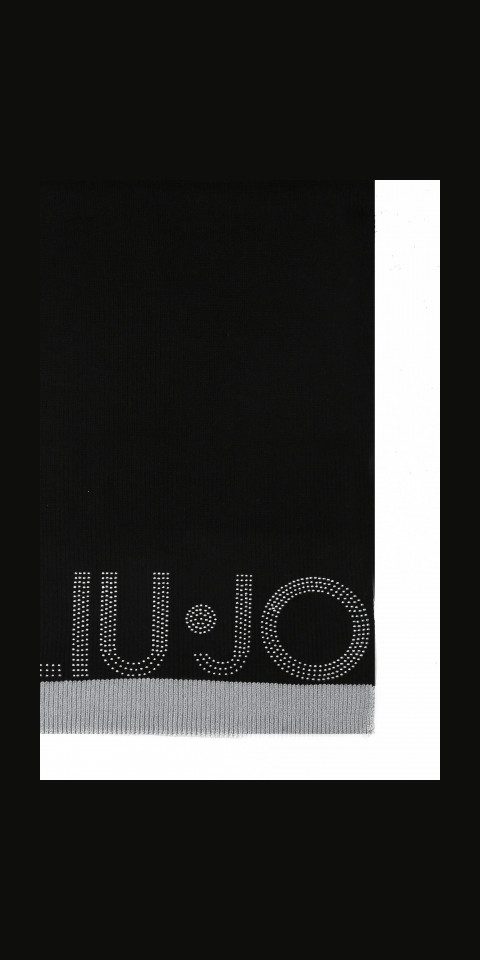 Liu Jo Strickschal - Shawl mit Schriftzug