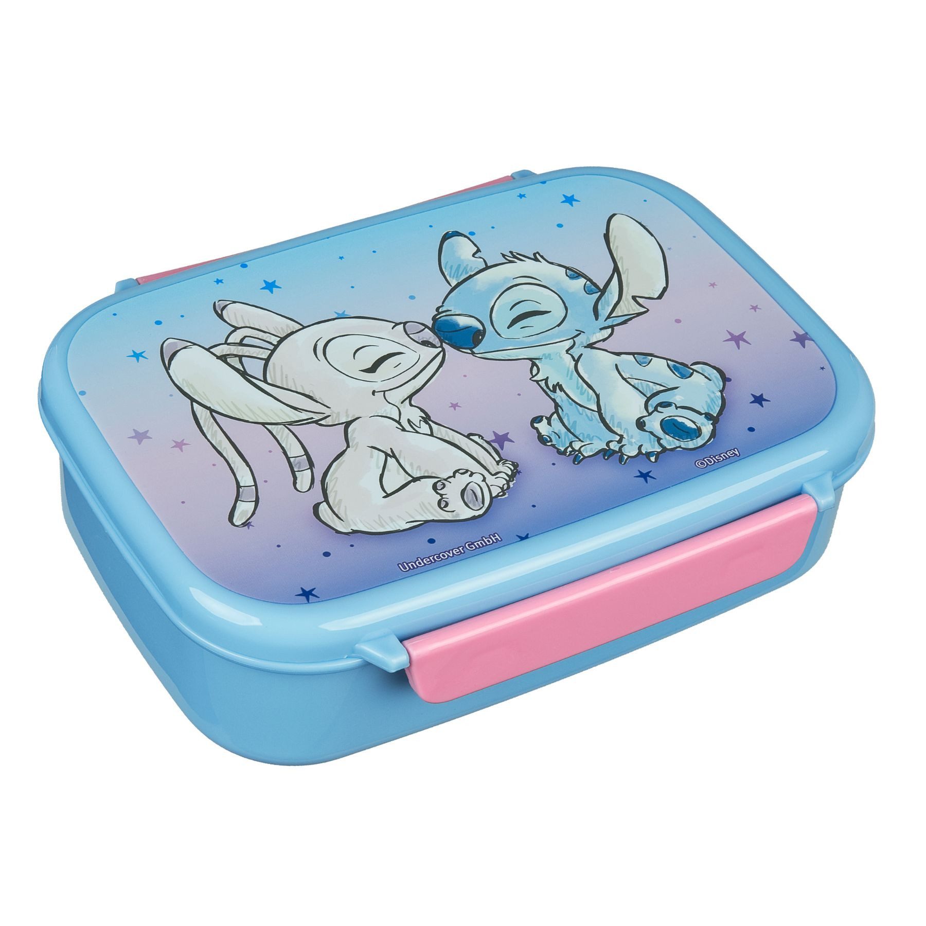 Disney Lunchbox Brotdose blau Kinder Pausenbox für Alltag Freizeit und unterwegs, (Packung)