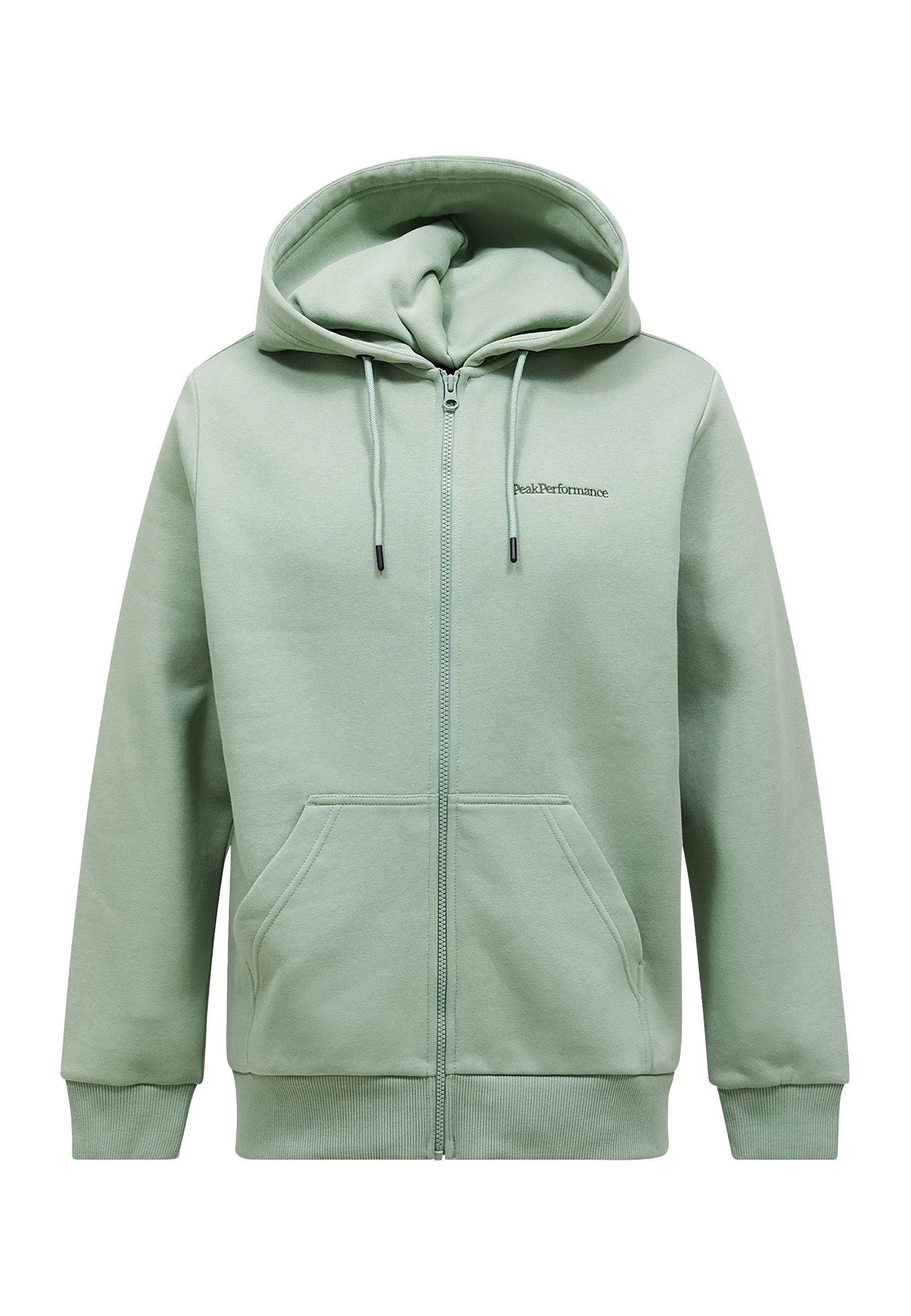 Peak Performance Kapuzensweatshirt M Original Small Logo Zip Hood mit Kapuze