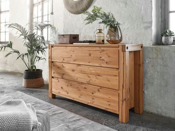 Casamia Sideboard Kommode Sideboard 138x88x44cm Anrichte Casaletta Pinie Nordica massiv