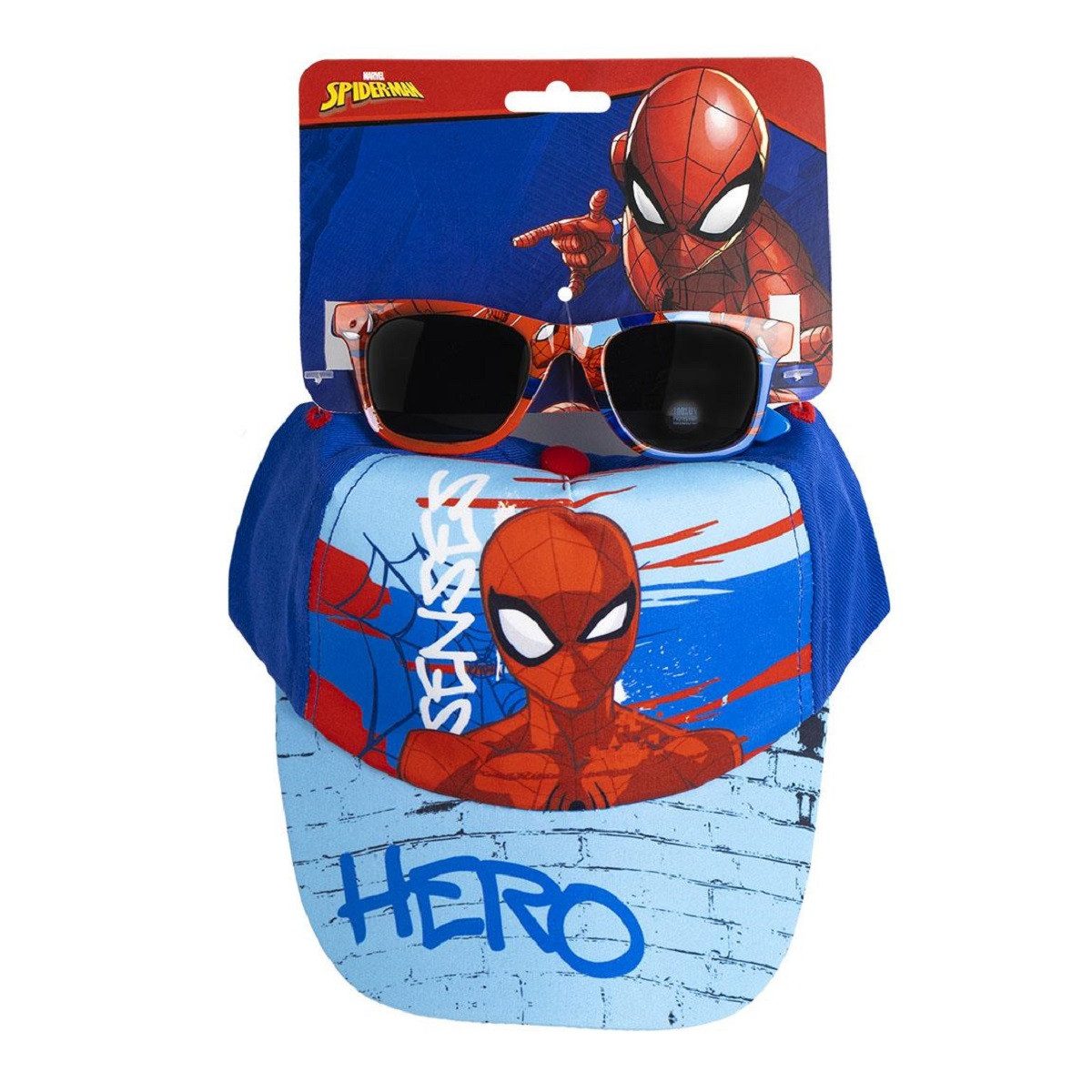 Spiderman Sonnenbrille Sommer-Accessoires – Cap & Sonnenbrille für Kinder