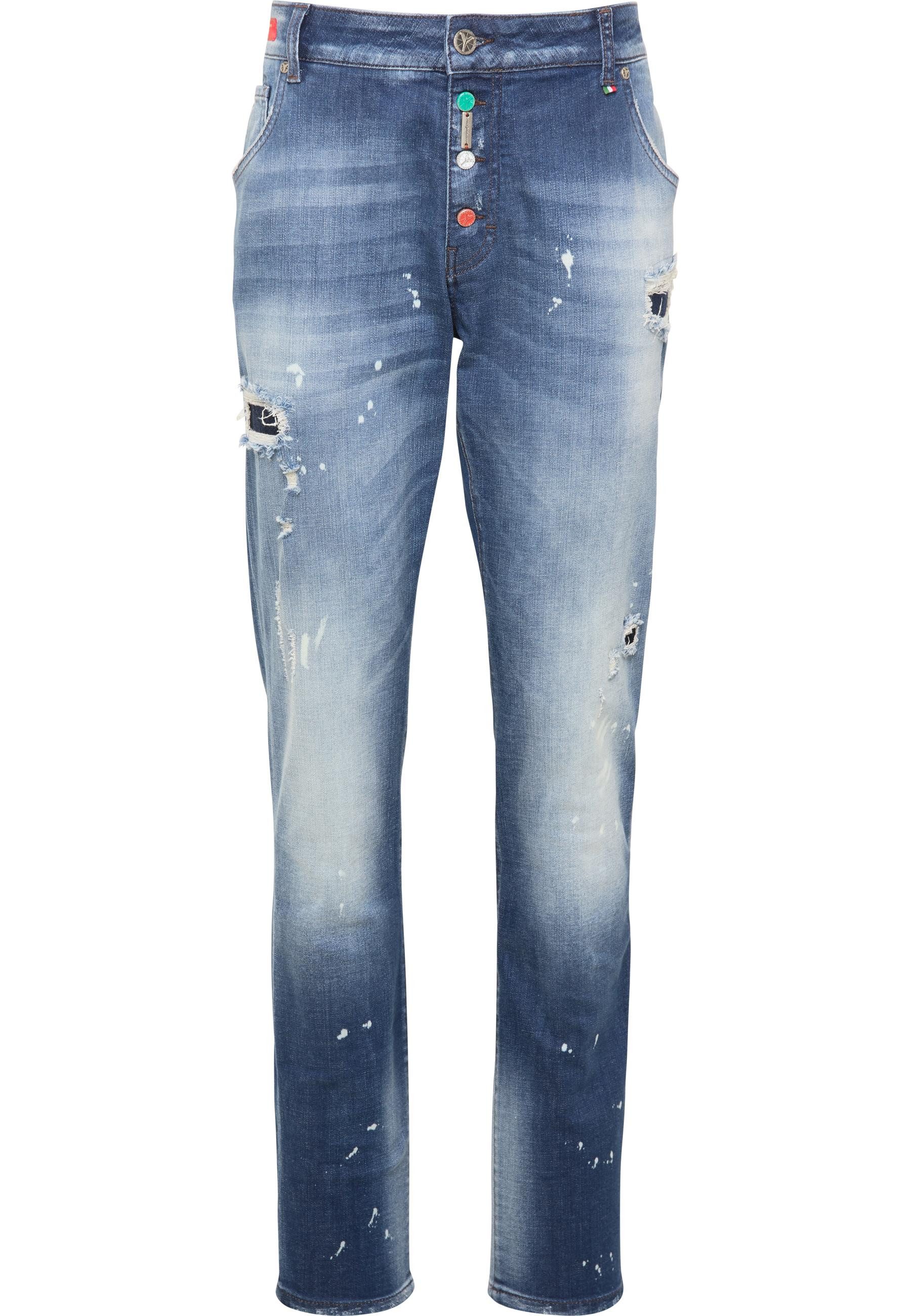 CARLO COLUCCI 5-Pocket-Jeans Cebanu