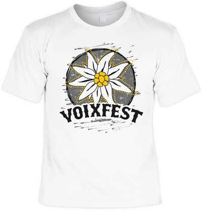 Modescout Stadler Print-Shirt »Tracht "Voixfest" Trachtenshirt Volksfest Edelweiß« Bio-Baumwolle