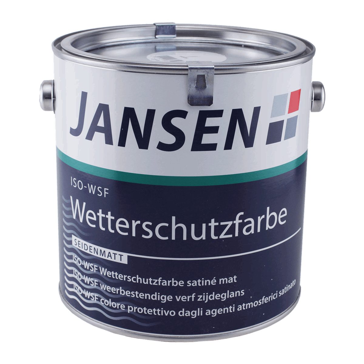 Jansen Rostschutzgrundierung Jansen ISO-WSF Wetterschutzfarbe seidenmatt 2,5 Liter