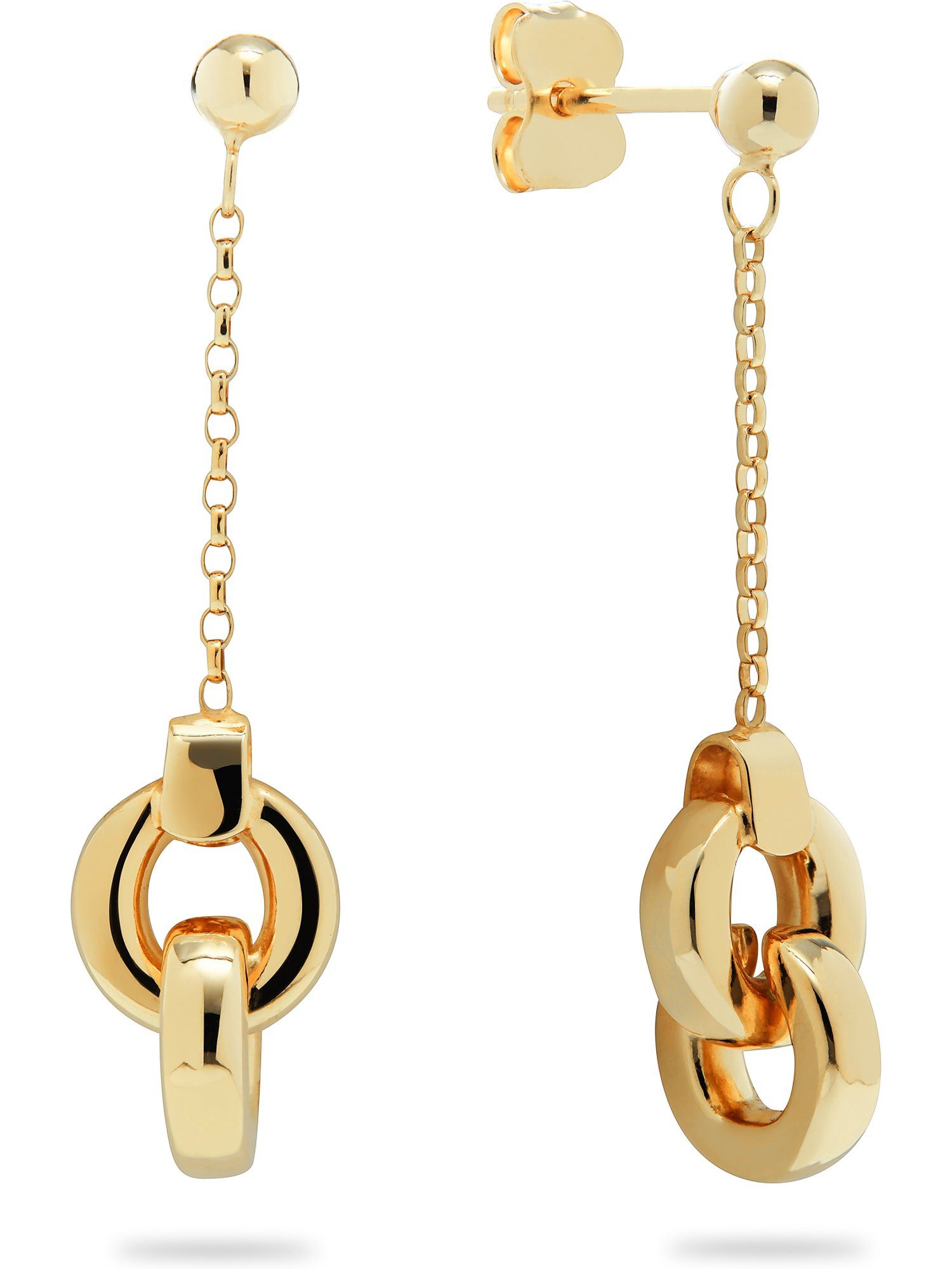 Paar Ohrstecker CHRIST Damen-Ohrstecker 585er Gelbgold