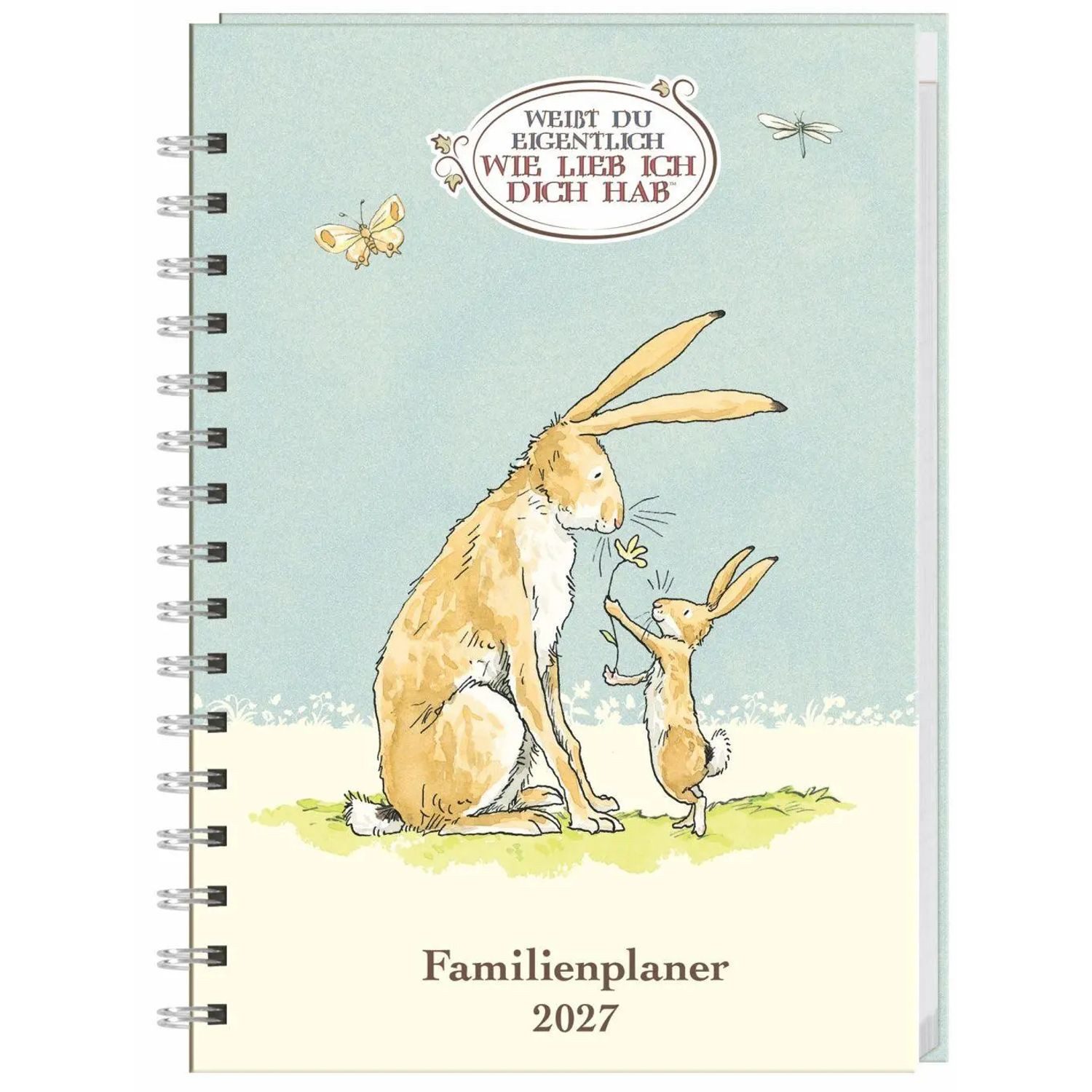 HEYE Familienkalender Weißt du eigentlich, wie lieb ich dich hab? Familienplaner-Buch A5...