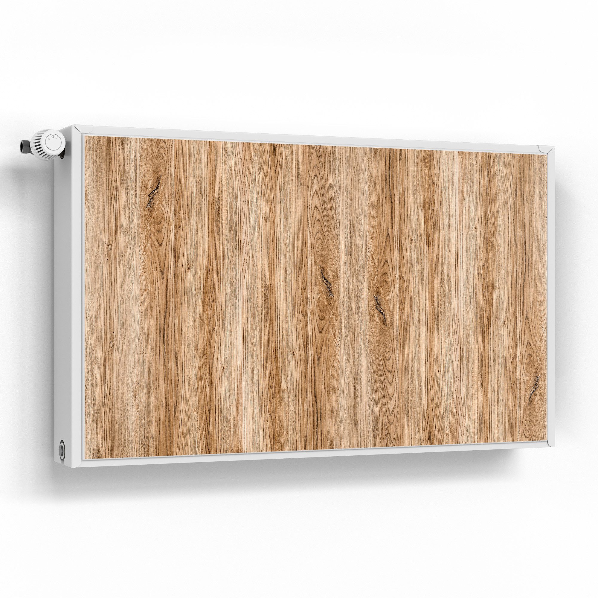 DEQORI Magnetfolie 'Natürliche Holztexturen', beschreibbar Heizung Magnetmatte magnetisch Magnetfolie