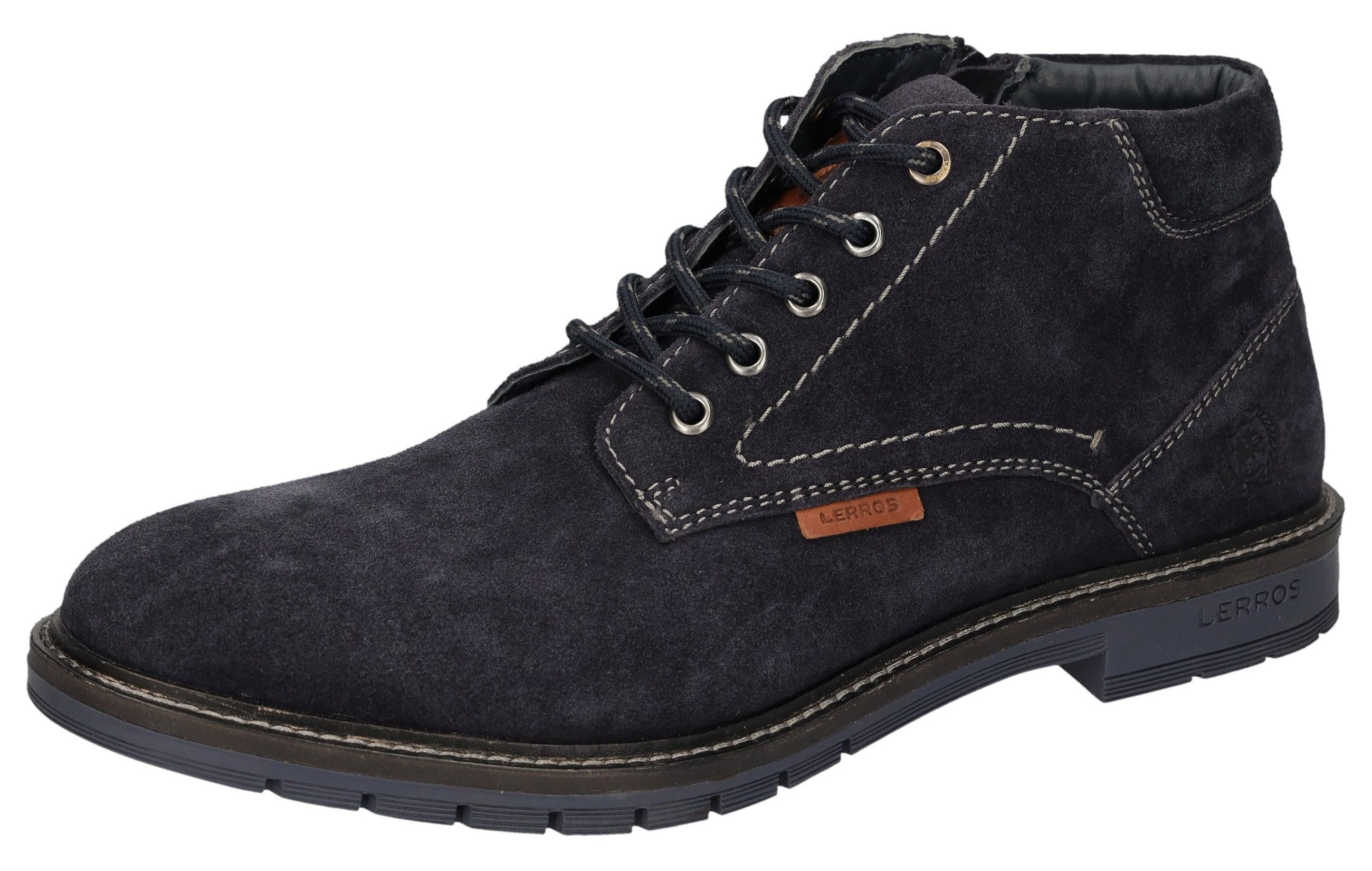 LERROS Schnürboots Business Schuh, Schnürboots mit Blockabsatz