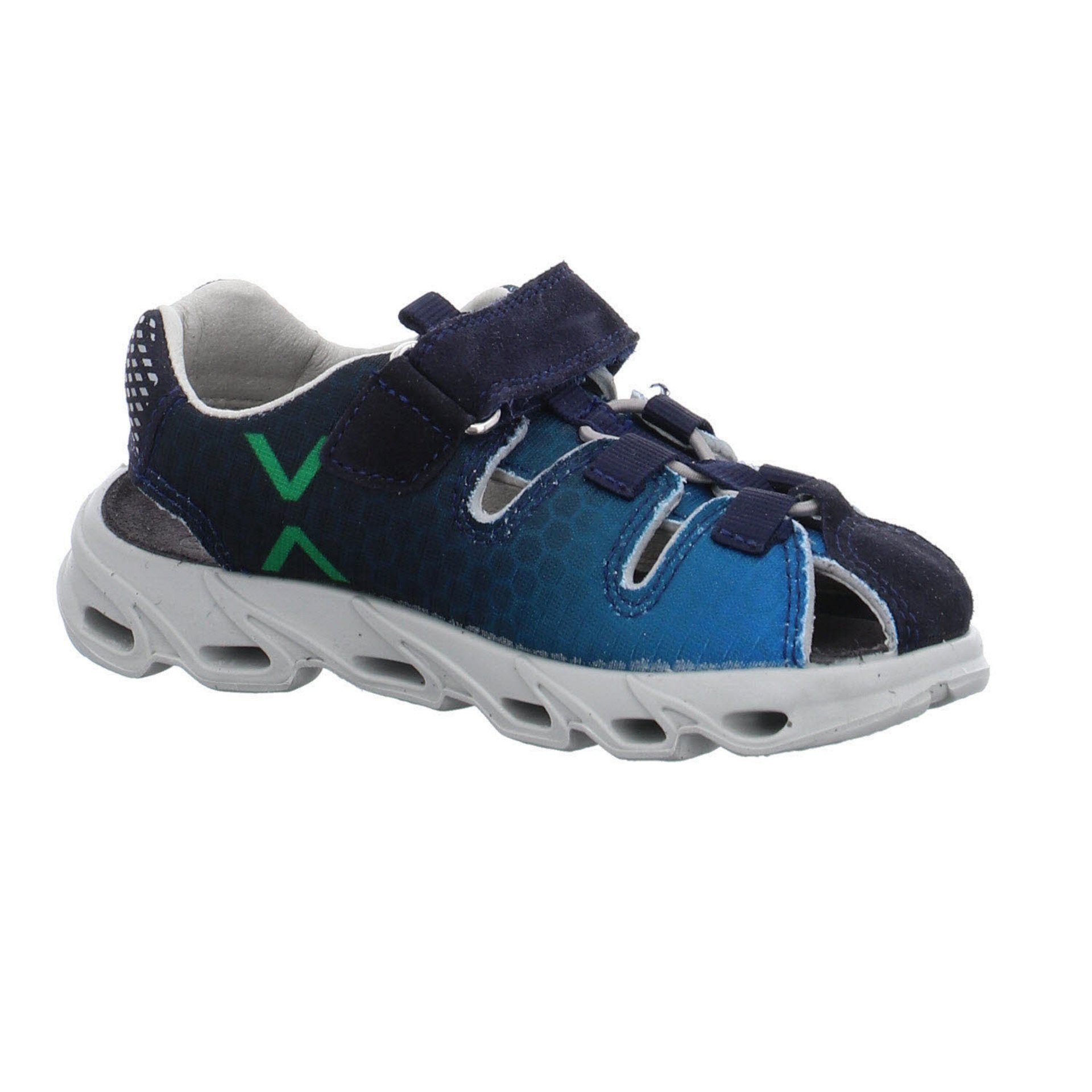 Vado Jungen Kinderschuhe Blau Textil Sandale Sandale Sandalen Schuhe Box