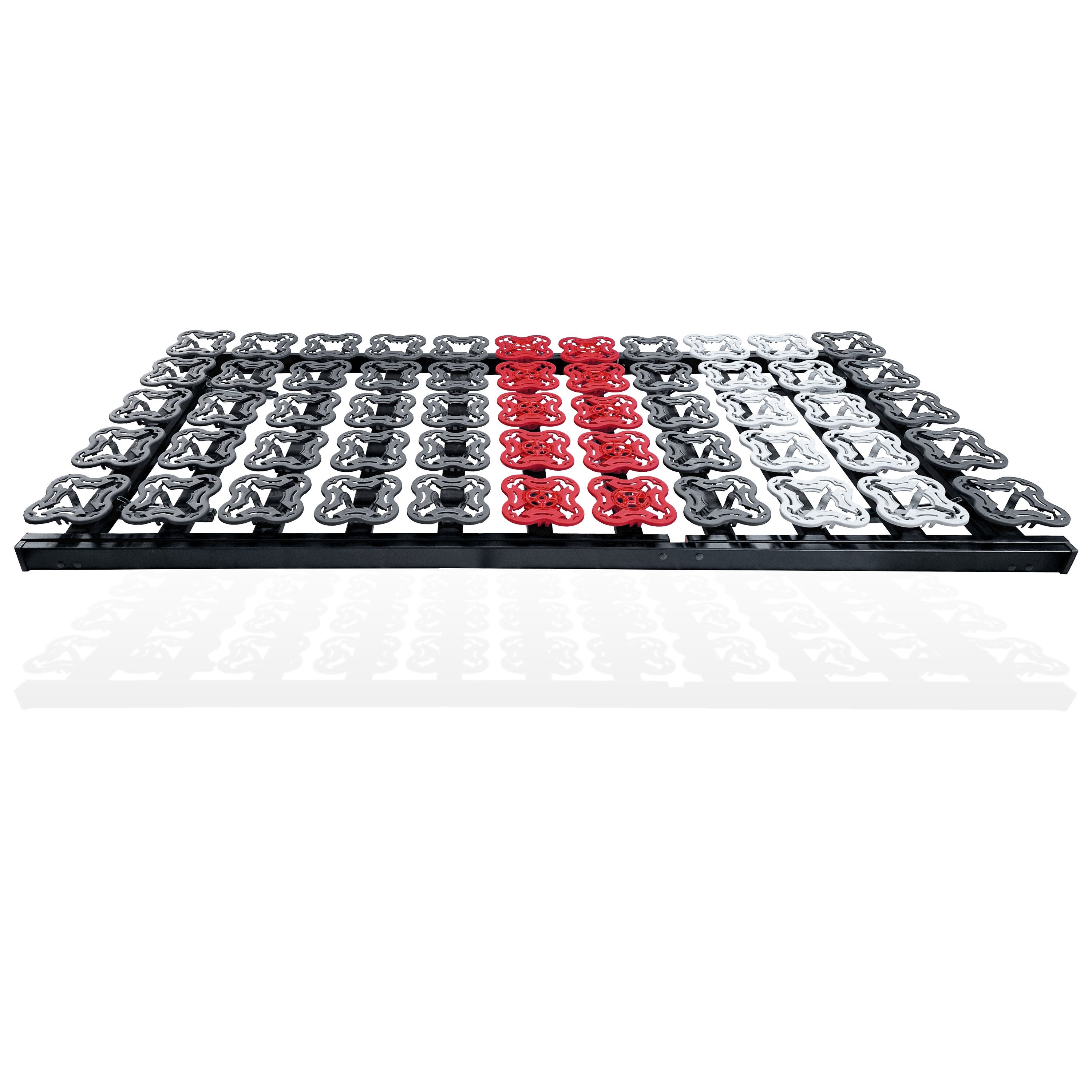 Tellerlattenrost anpassungsfähiger T-Flex, KF Lattenrost de Luxe bis 300 KG Tragkraft, Matratzen Perfekt, Kopfteil VERSTELLBAR, Fußteil VERSTELLBAR, Tellermodul – Bild 4 von 5