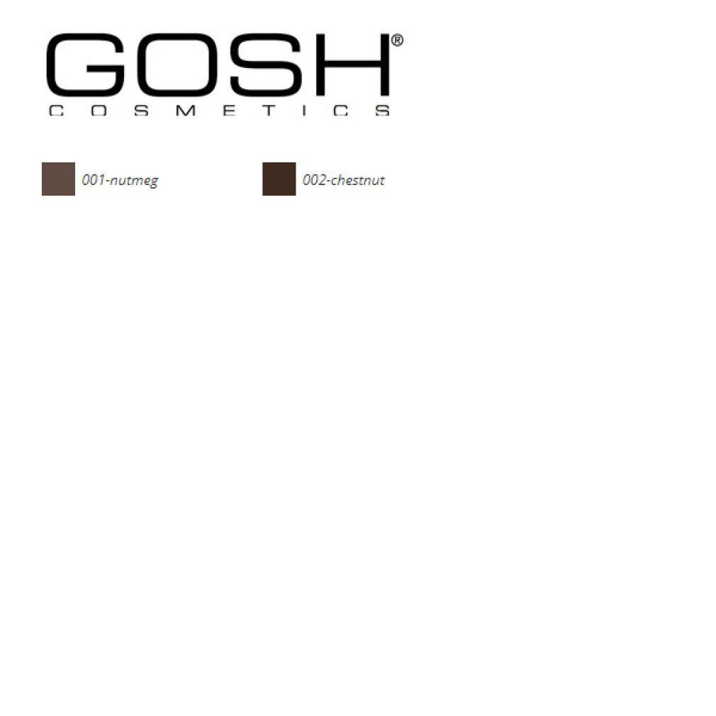 GOSH Augenbrauen-Stift Brow Sculpting Fibre Gel 001 Nutmeg 8ml