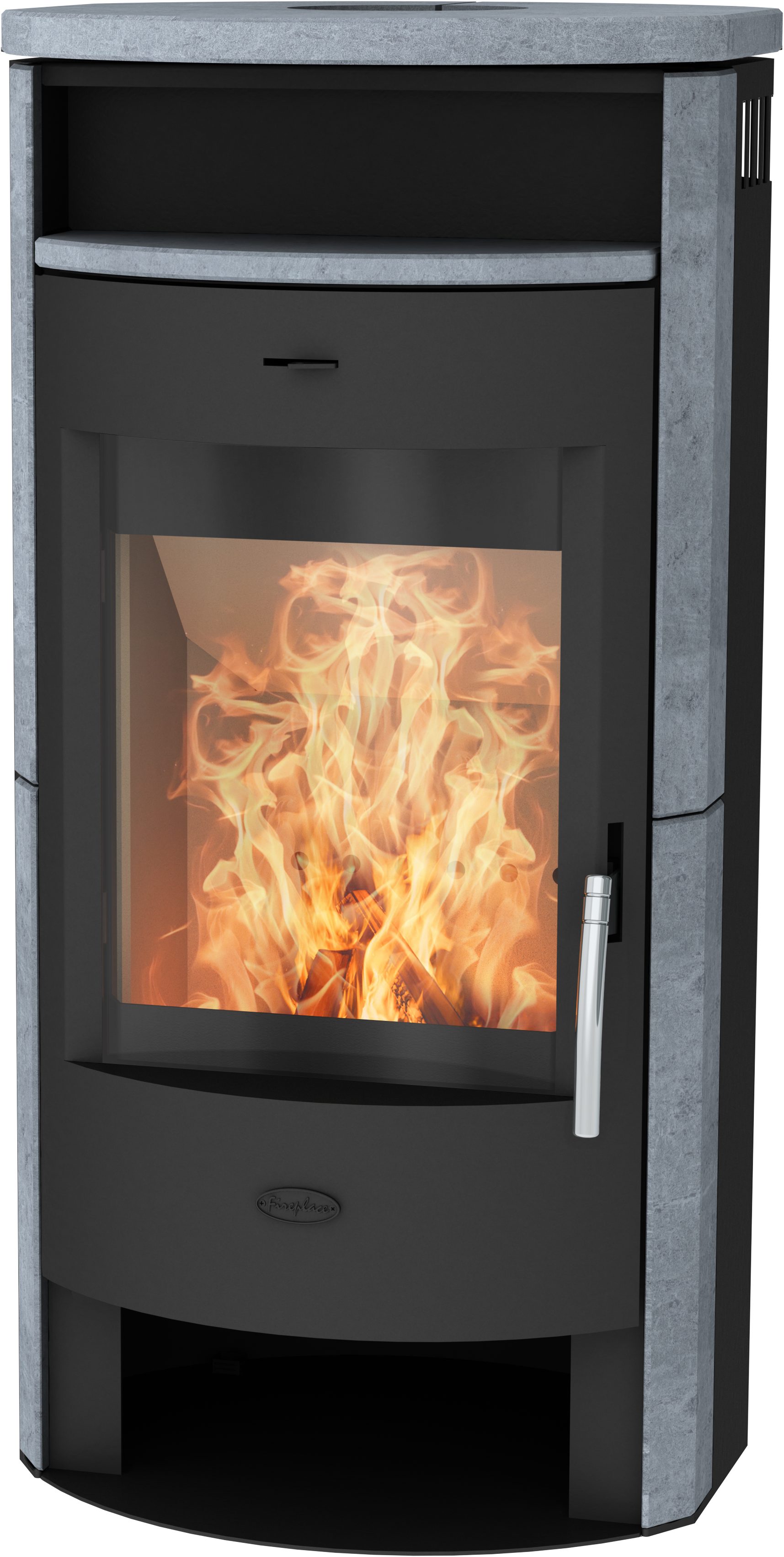 Fireplace Kaminofen Heathus MAIA Speckstein, 6,0 kW, Tee- und Holzfach günstig online kaufen
