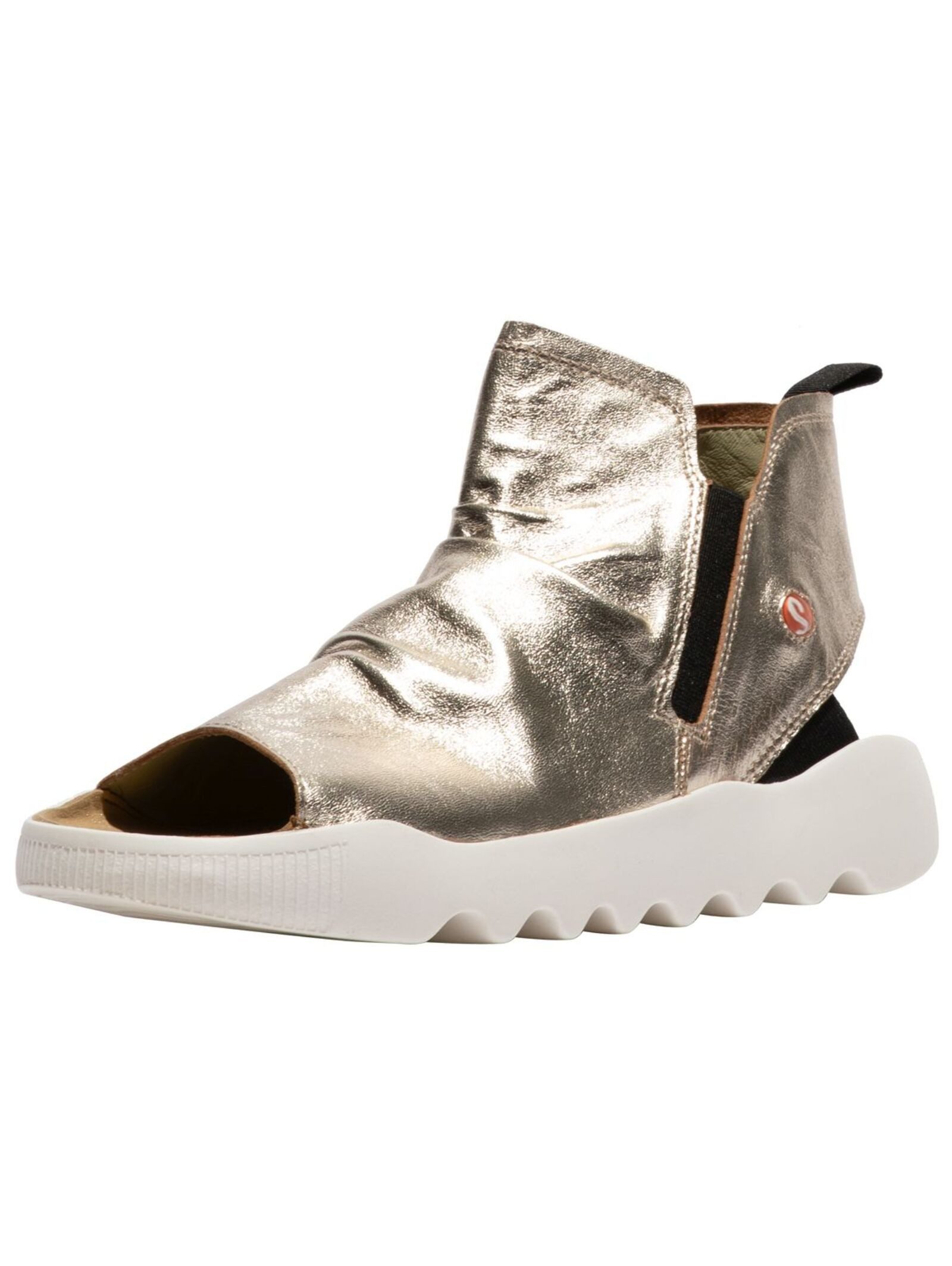 softinos softinos Sandalen Leder/Textil Schaftsandalette