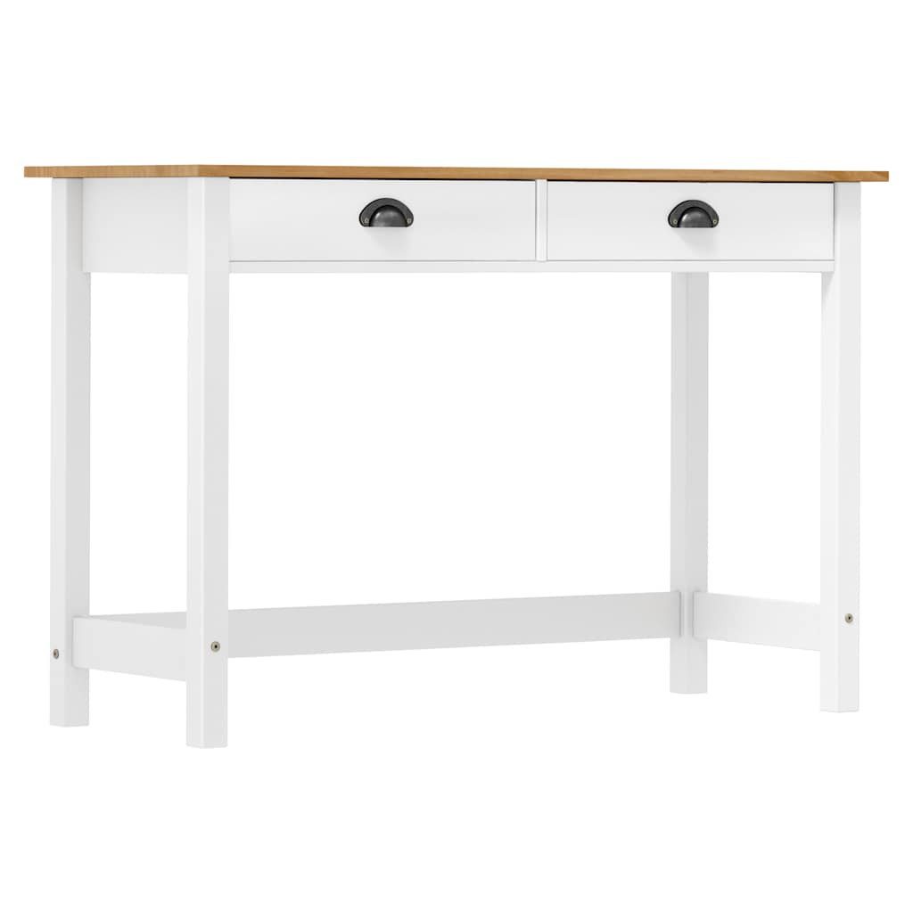 vidaXL Beistelltisch Konsolentisch Hill mit 2 Schubladen 110x45x74 cm Kiefernholz (1-St)