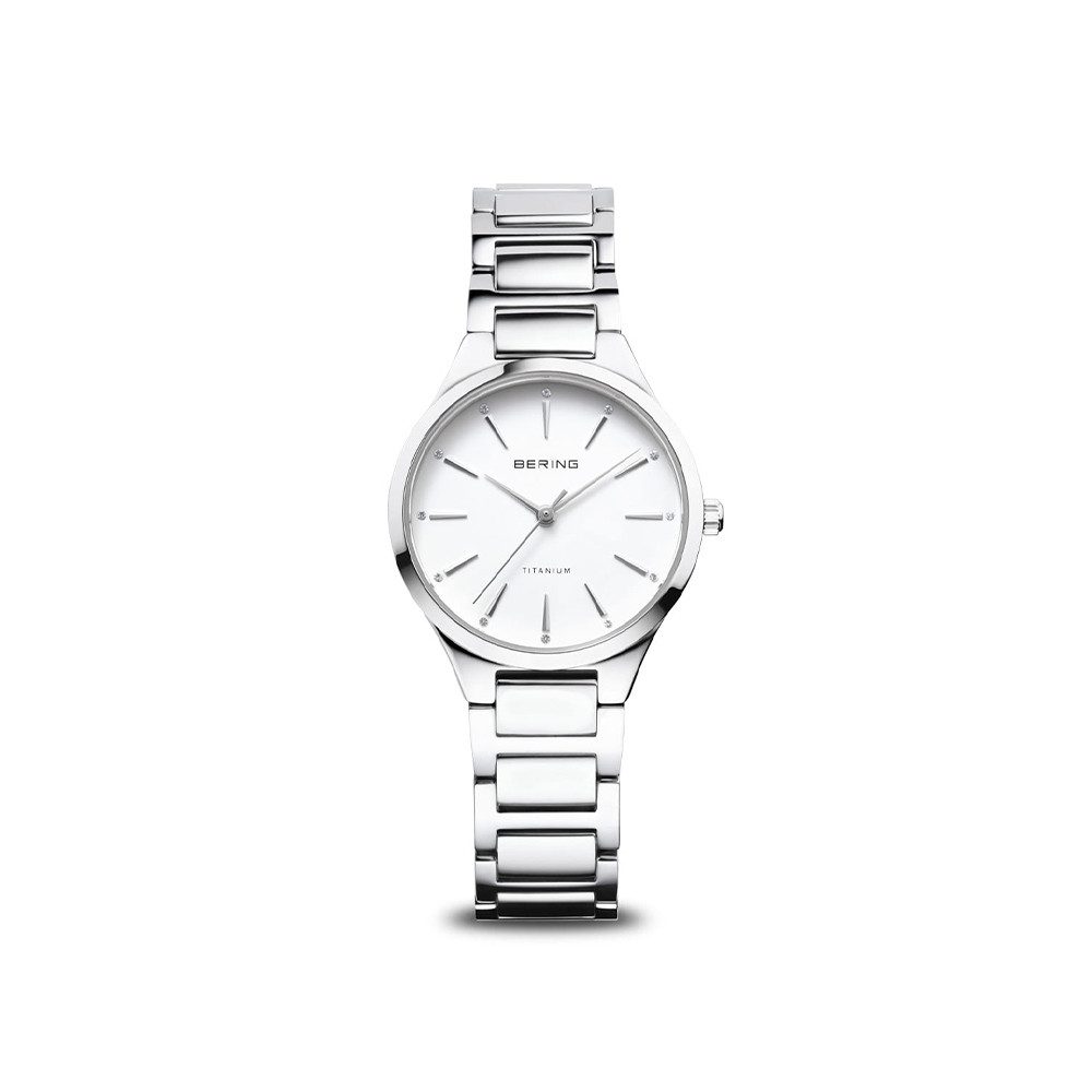 Bering Quarzuhr Bering Titanium silber glänzend günstig online kaufen