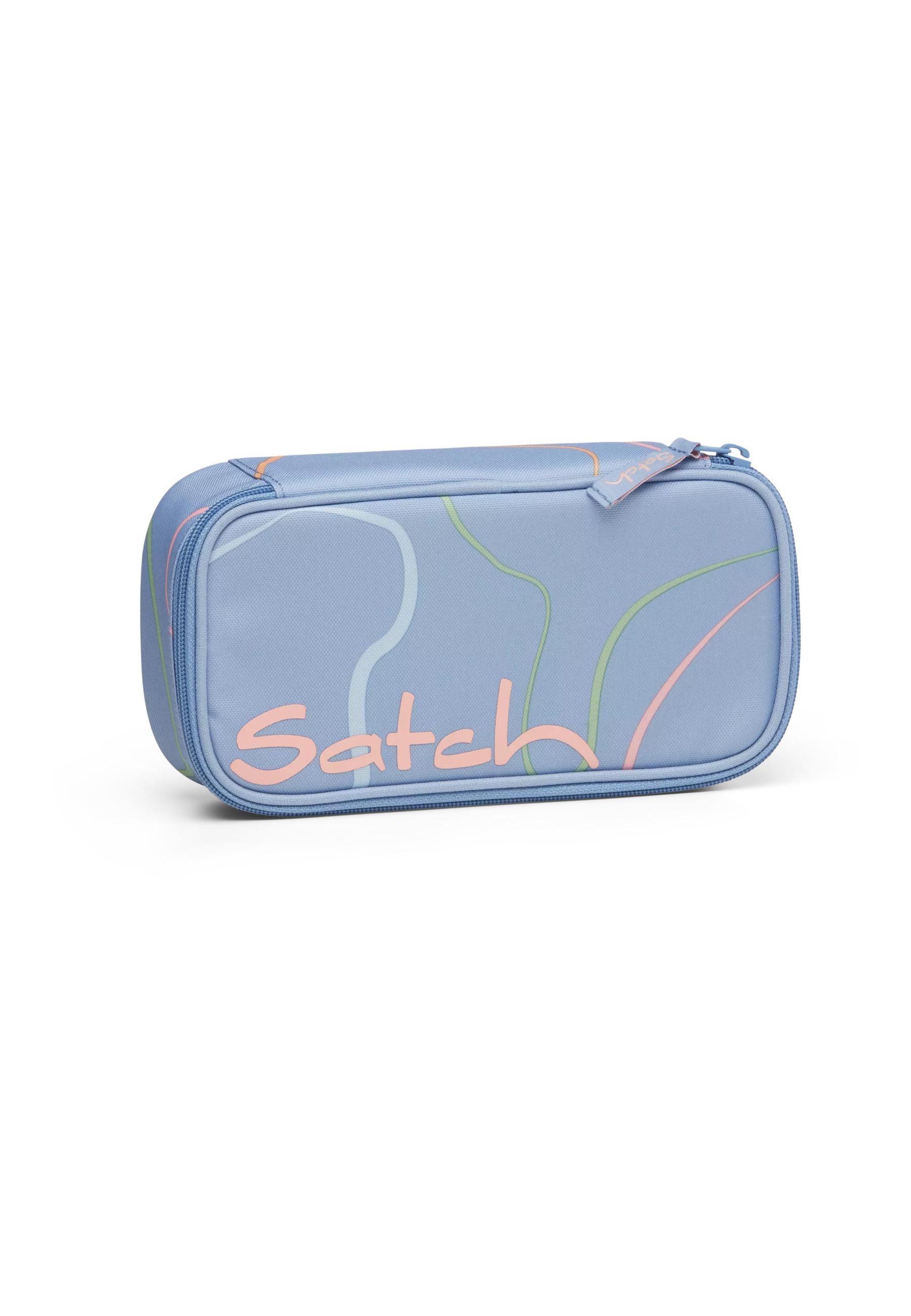 Satch Federmäppchen Schlamperbox, (2-tlg), inklusive Geodreieck und Stundenplan