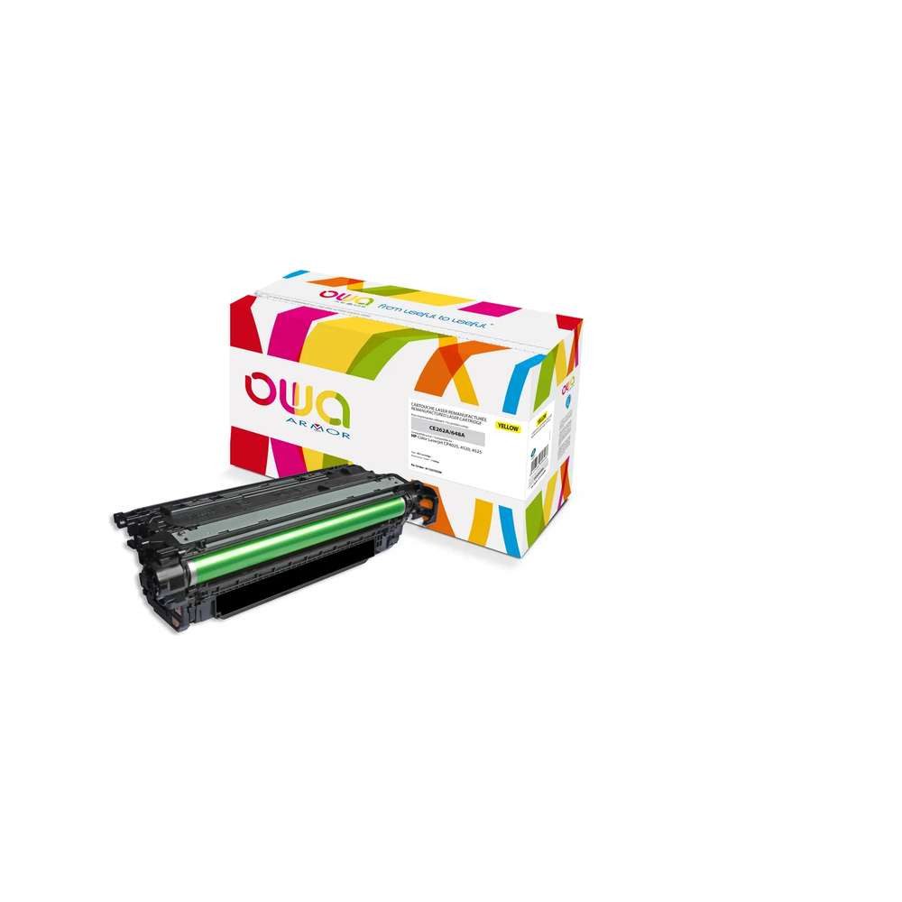 Owa Tonerpatrone OWA Toner kompatibel zu HP CE262A yellow (11.000 S)