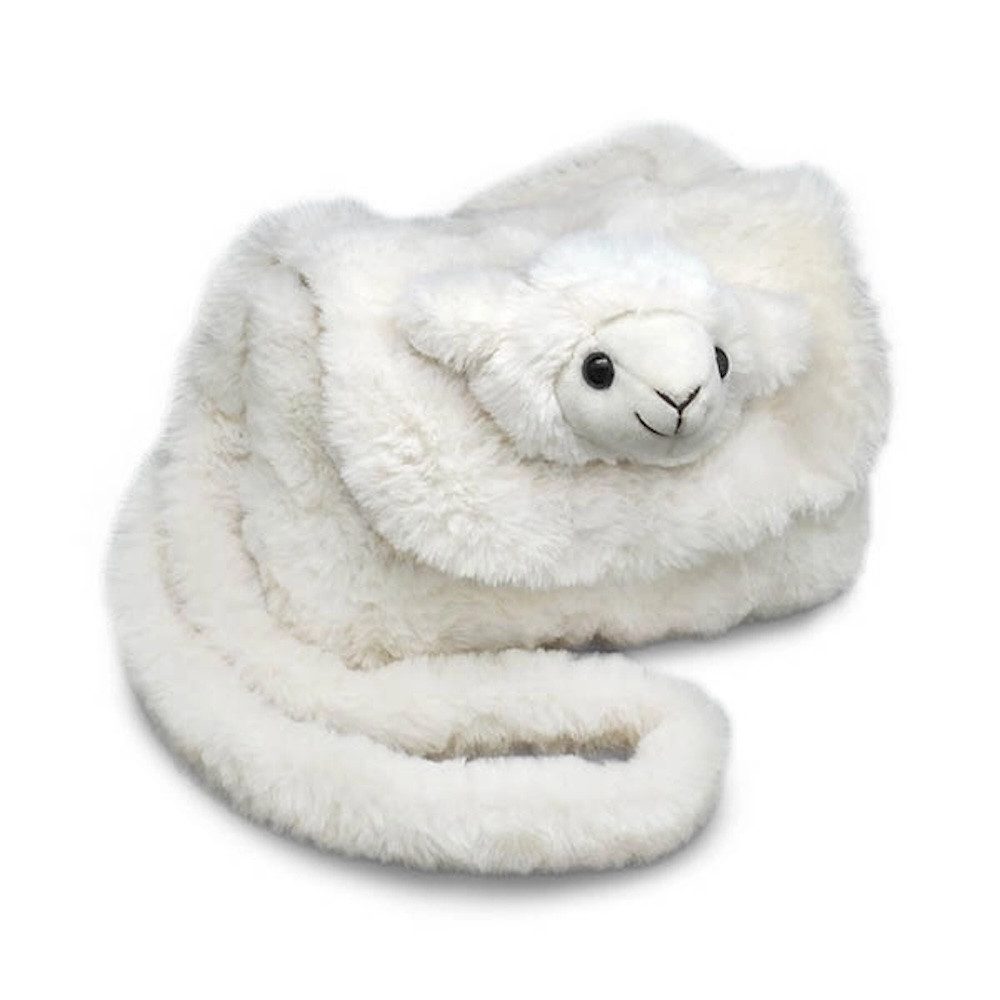 LK Trend & Style Umhängetasche für Kinder mit Schaf Motiv, kuschlige Schaf Tasche