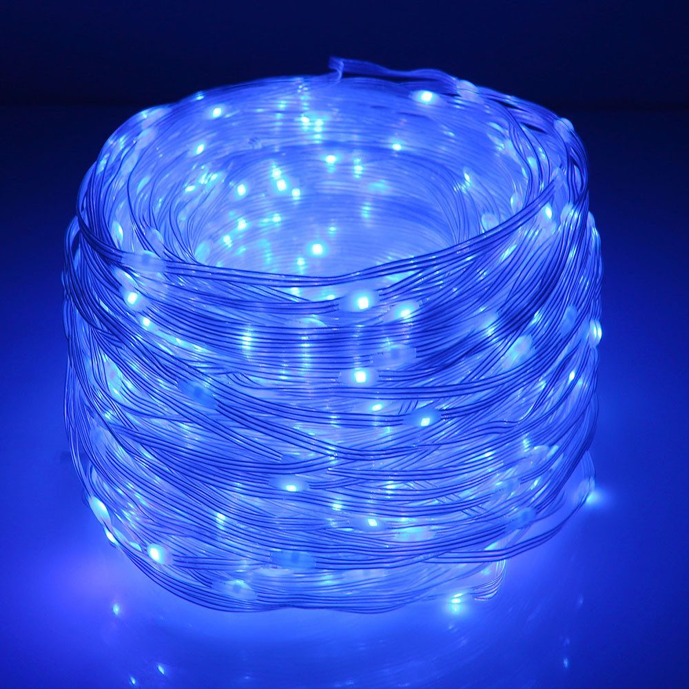 Lapamax LED-Lichterkette LED-Lichterkette Weihnachten, 8 Modi, Memory, 10–100 m, bis 800 LEDs, Weihnachtsbeleuchtung 31 V, 4 Lichtfarben, innen & außen, 2 m Kabel