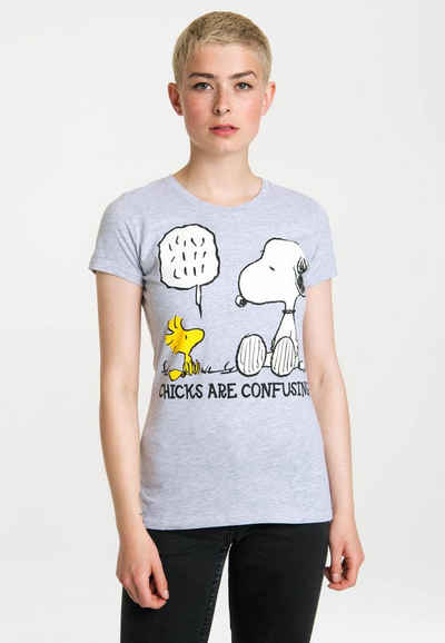 LOGOSHIRT T-Shirt Snoopy - Peanuts mit niedlichem Snoopy-Frontprint