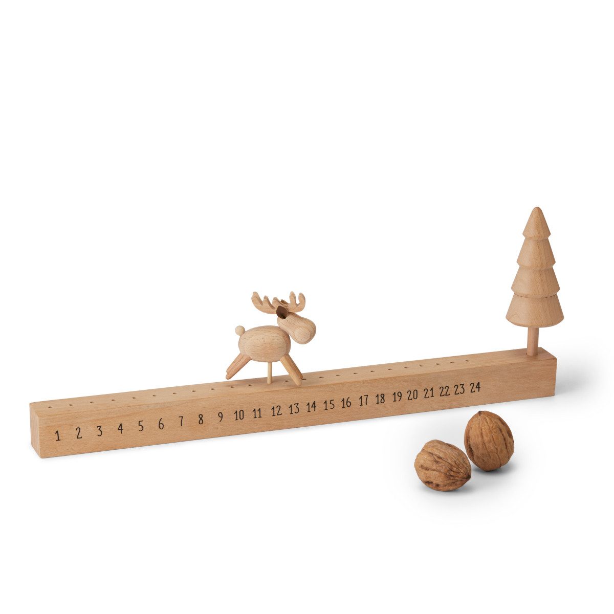 PHILIPPI Adventskalender Holz Adventskalender Elch
