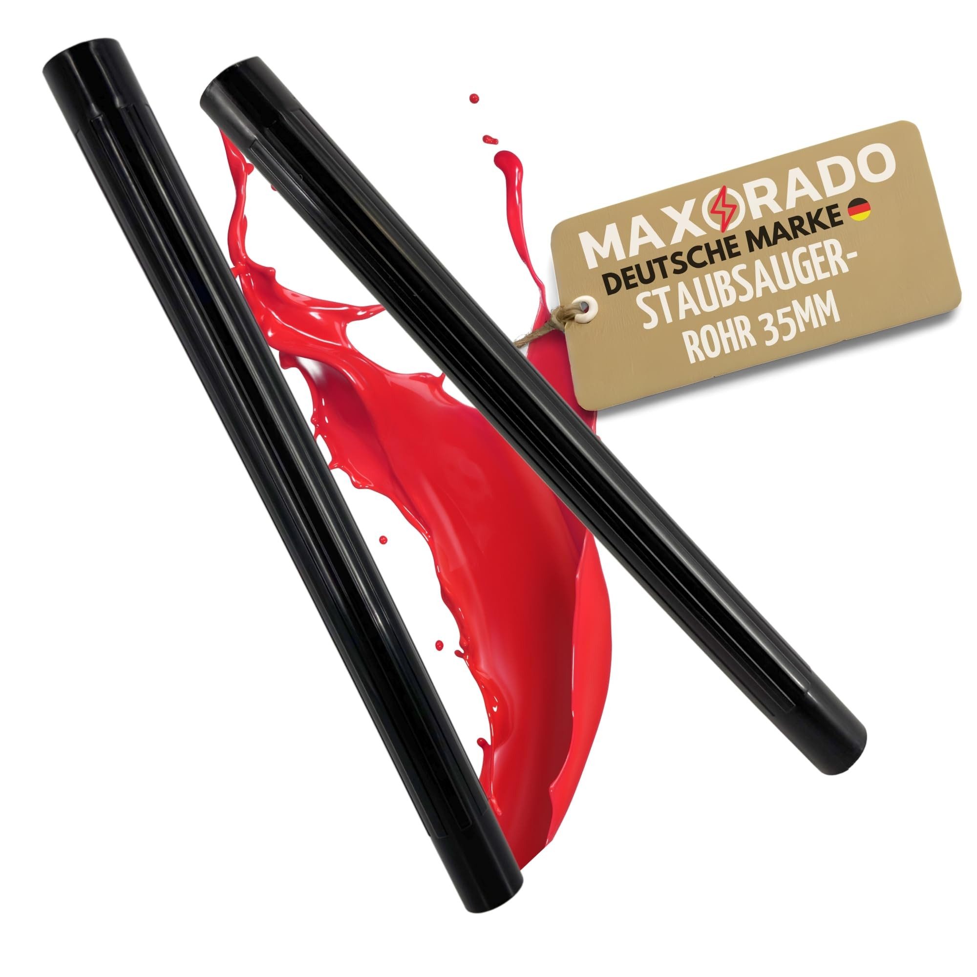 Maxorado Staubsaugerrohr Staubsaugerrohr 35mm für Nilfisk Buddy Alto AERO ATTIX Multi INOX Wap, Zubehör für Nass- und Trockensauger Turbo Rohr, Verlängerungsrohr Saugrohr Verlängerung Kunststoff