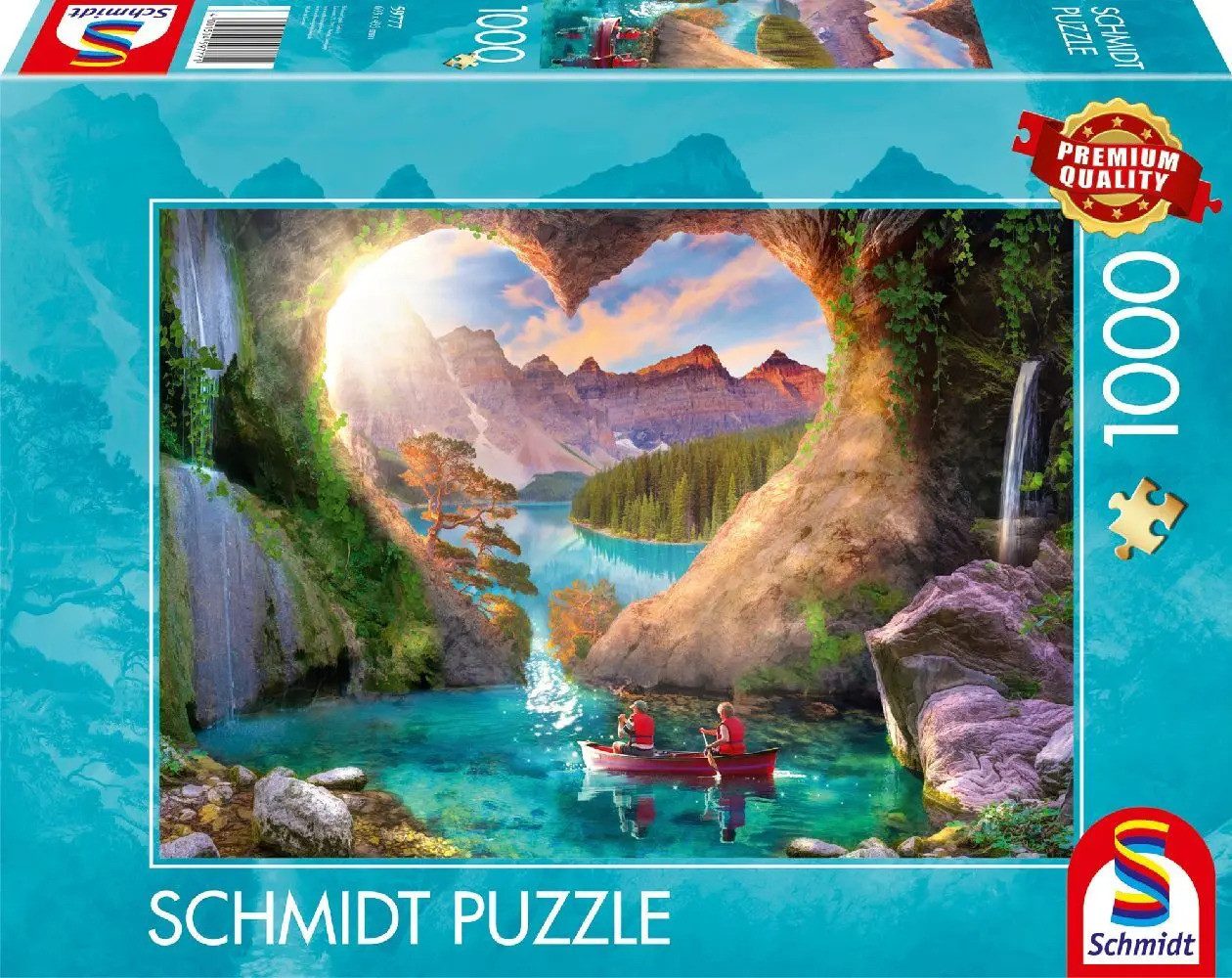Schmidt Spiele Puzzle Ausblick mit Herz, 1000 Puzzleteile günstig online kaufen