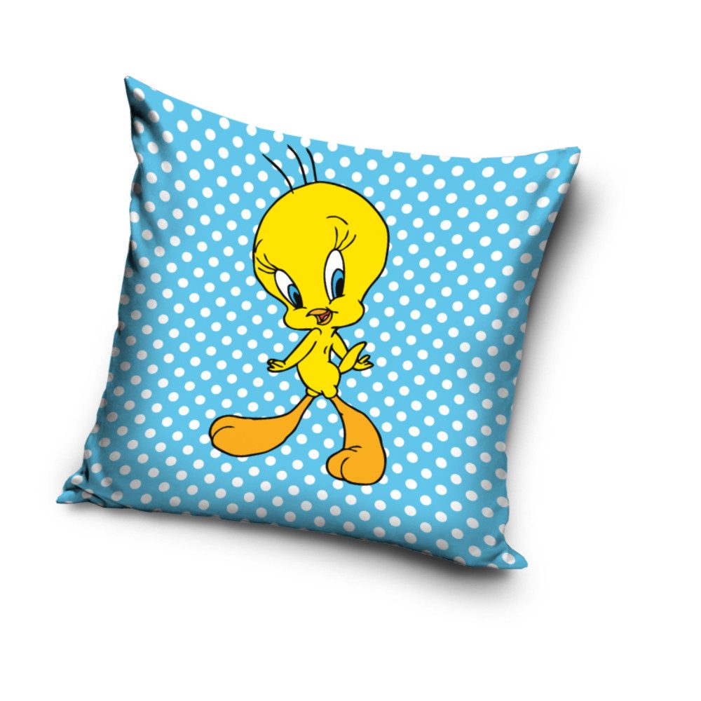 LOONEY TUNES Dekokissen Looney Tunes Tweety Kissen Dekokissen 40 x 40 cm